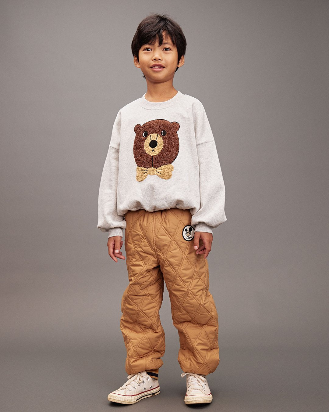Mini Rodini Bear Chenille Sweatshirt -
