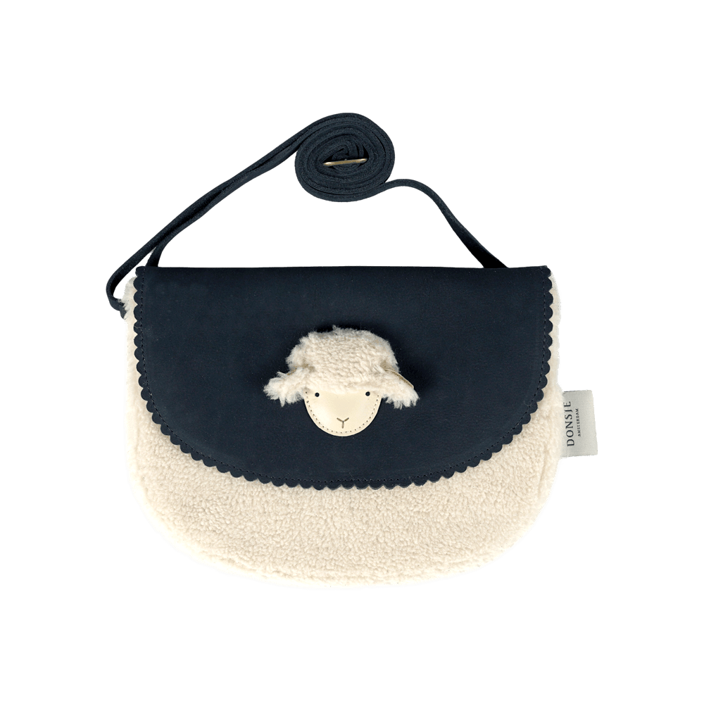 Donsje Ismay Purse | Lammy - Navy Nubuck