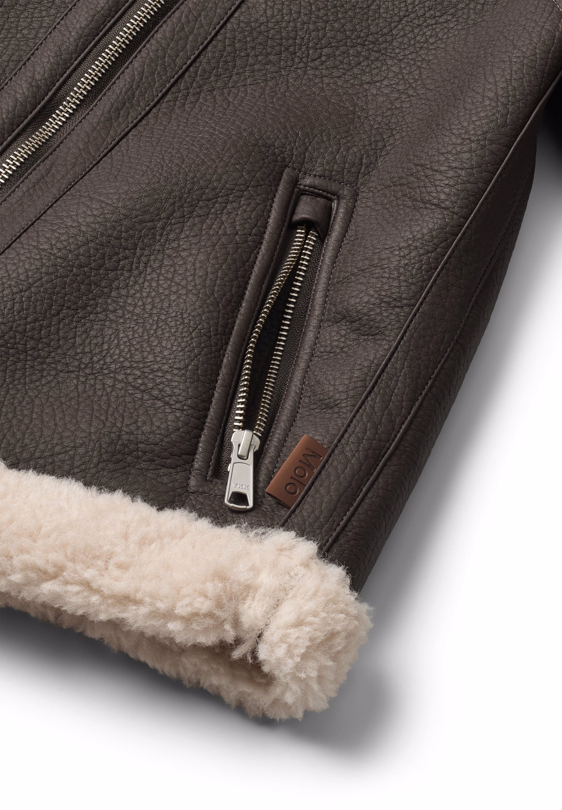 Molo Hadley Jackets - Bark Brown