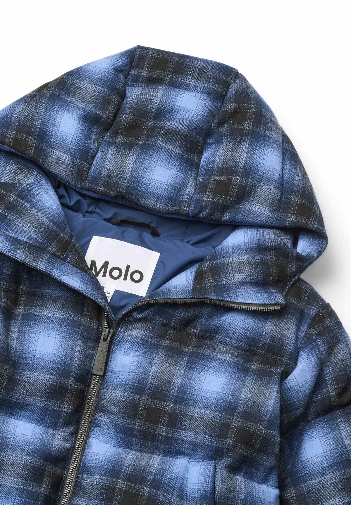 Molo Hilo Wool Jackets - Check Navy