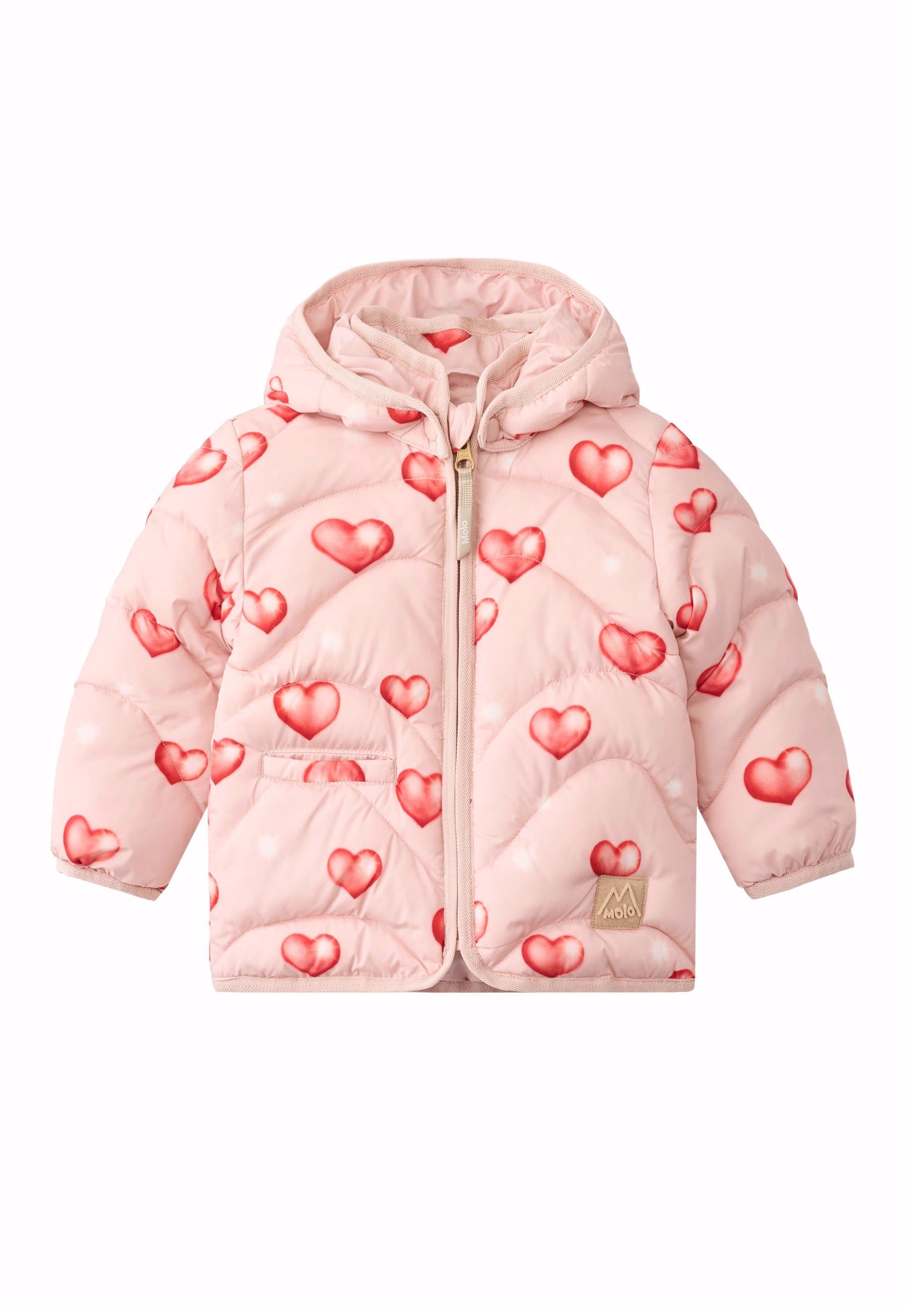 Molo Harmony Jackets - Airbrush Hearts