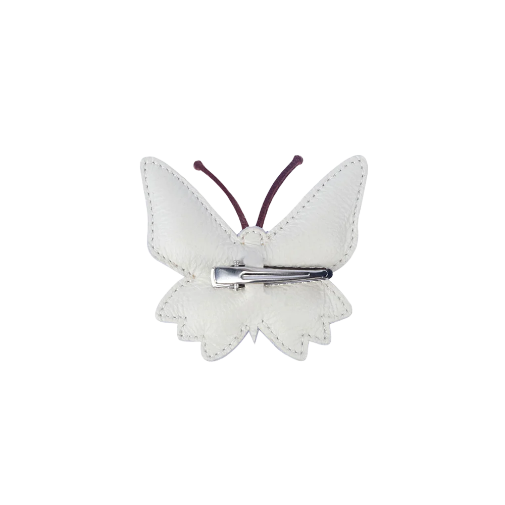 Donsje Zaza Sky Hairclip Butterfly - Powder Metallic Nubuck