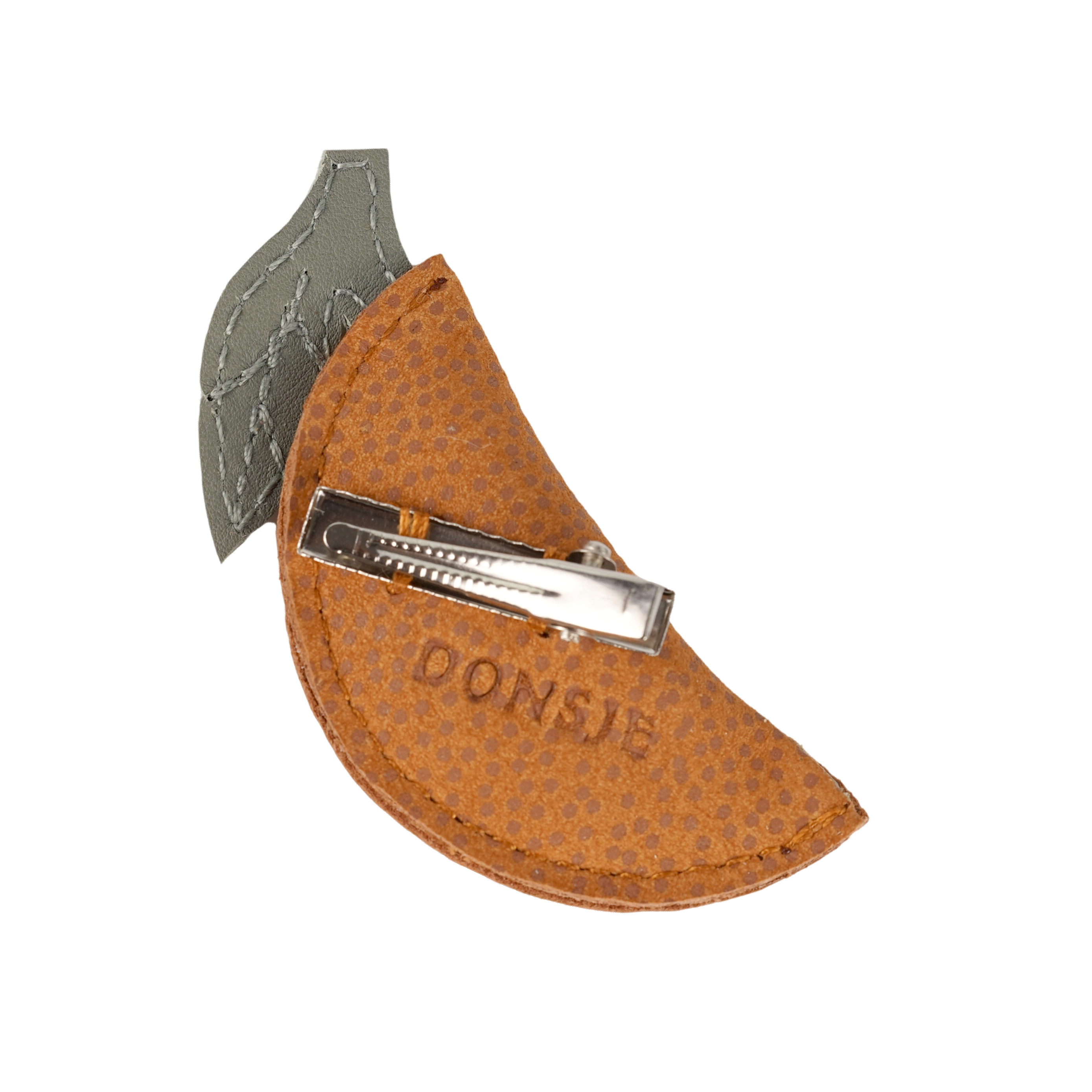 Donsje Nanoe Fruit Hairclip Arancia - Maple Dotted Nubuck