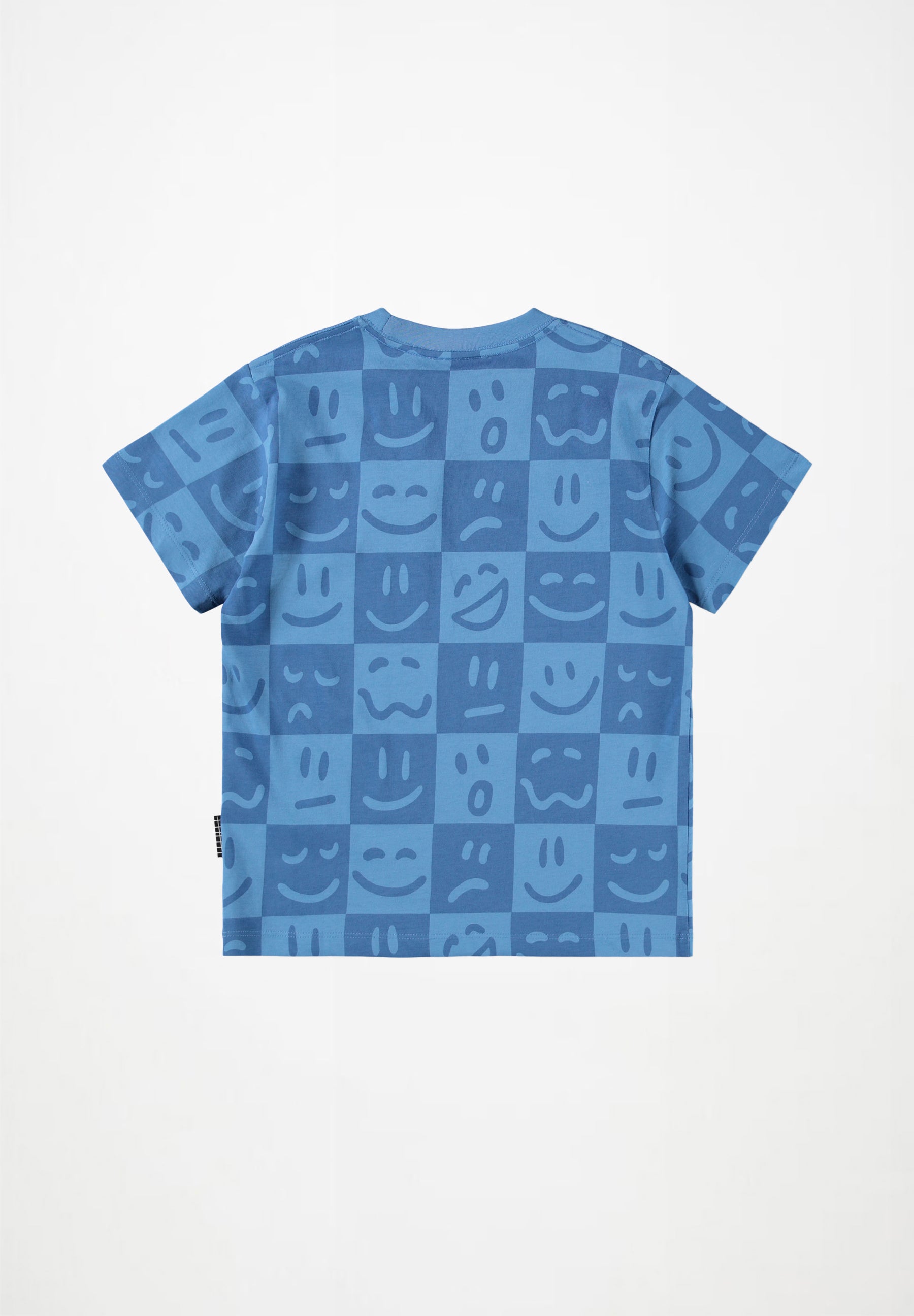Molo Riley Short Sleeve Tee - Vibe Checks Blue