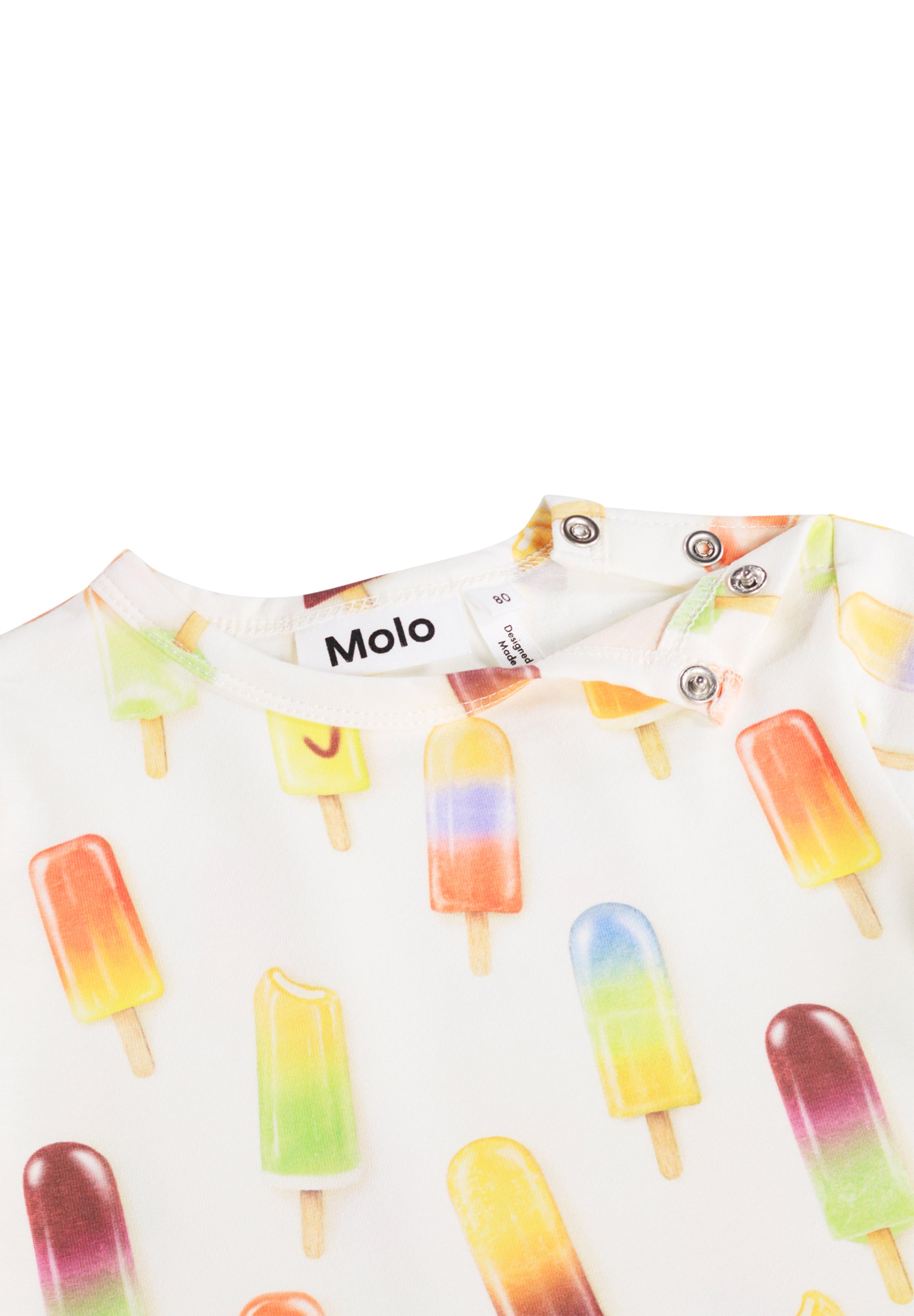 Molo Easy Baby Tee - Mini Popsicles