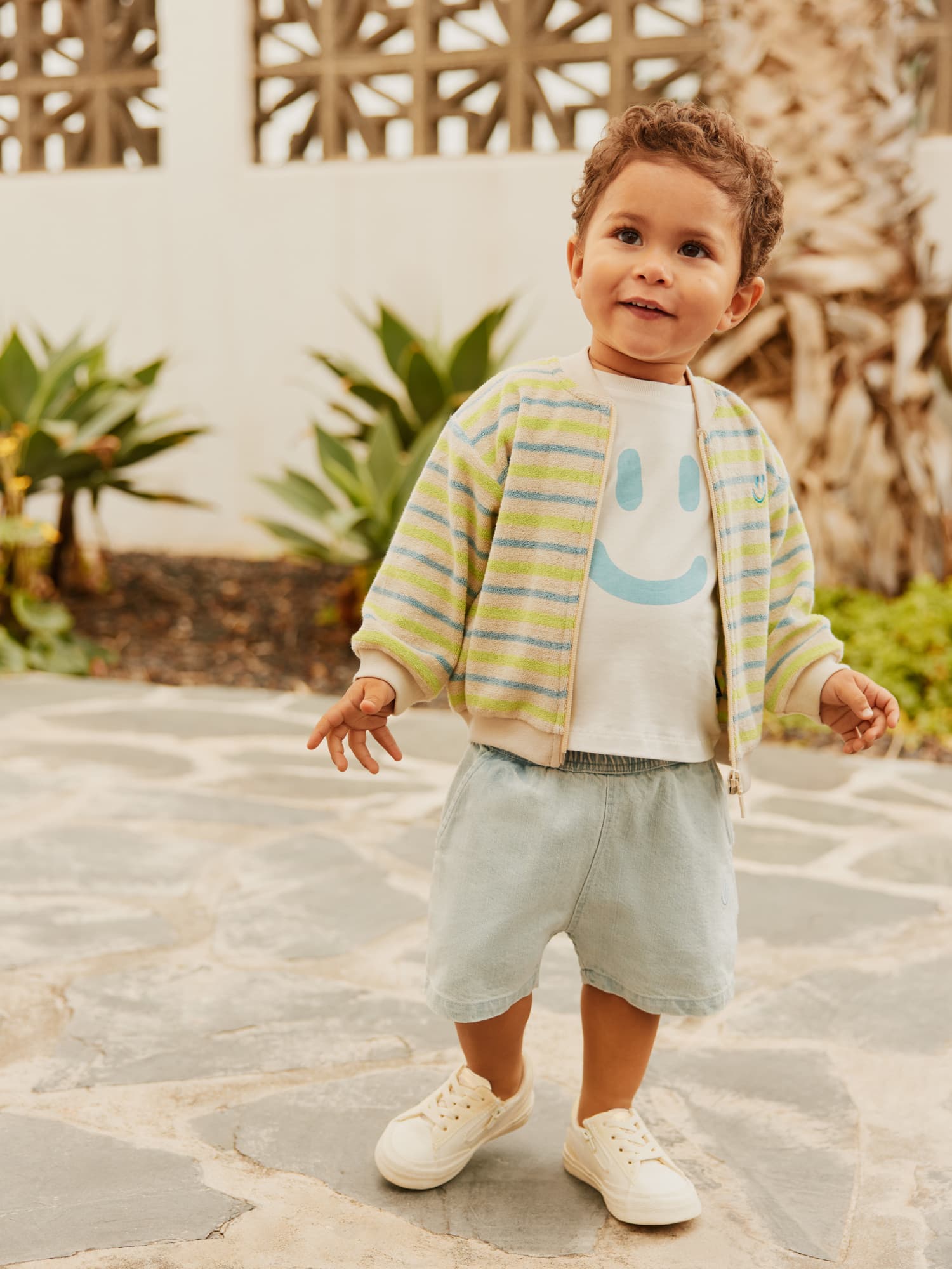 Molo Shine Baby Shorts - Misty Denim