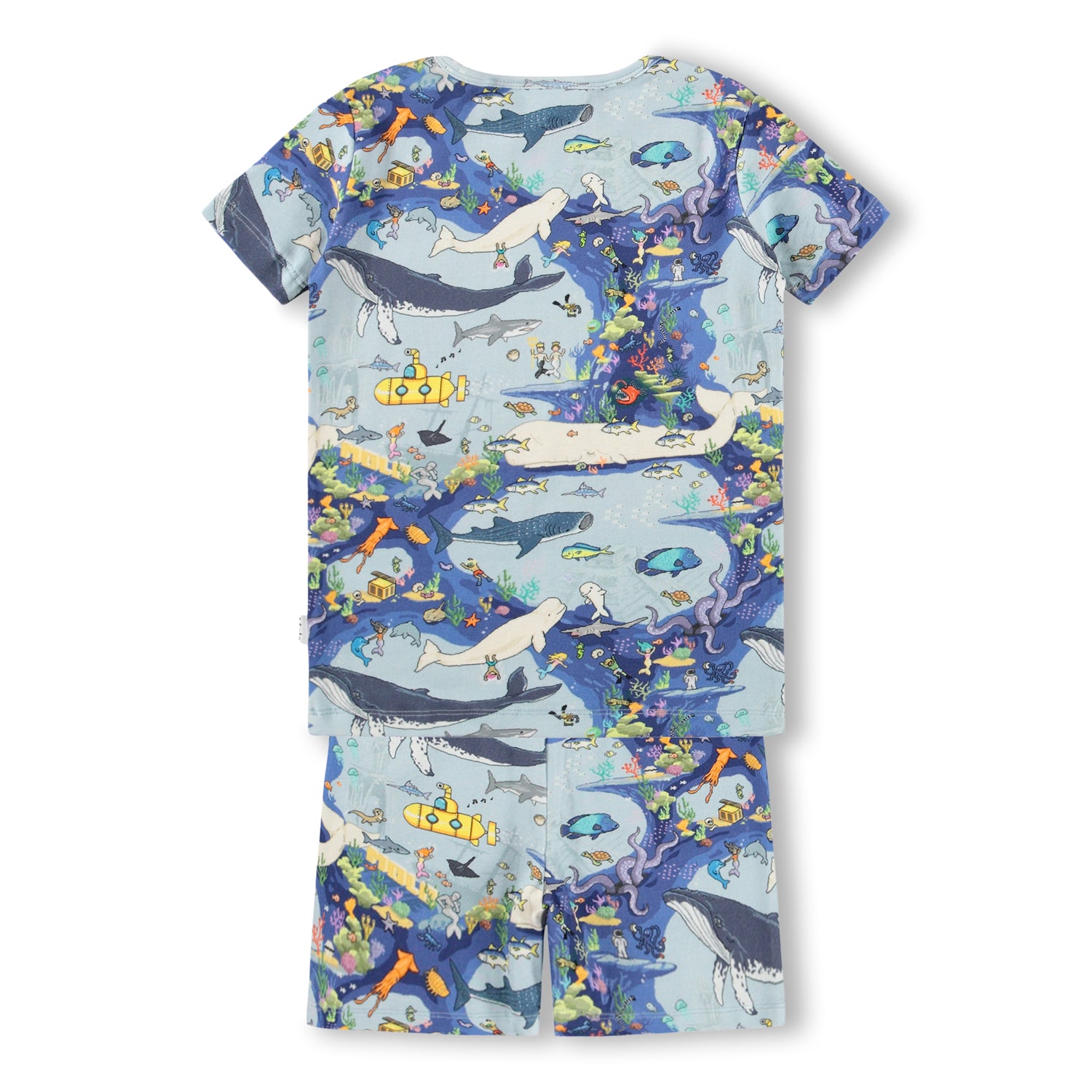 Molo Lou us Pajama Set - Pixel Sea