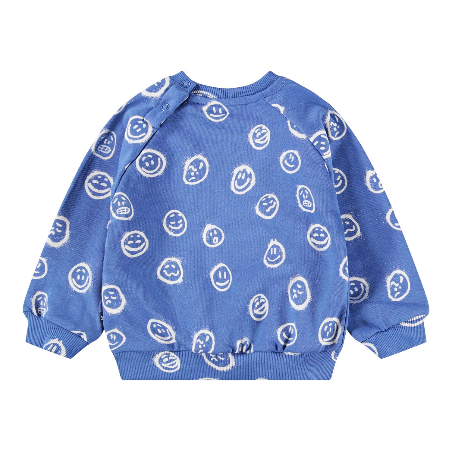 Molo Disc Baby Sweatshirt - Blue Moods
