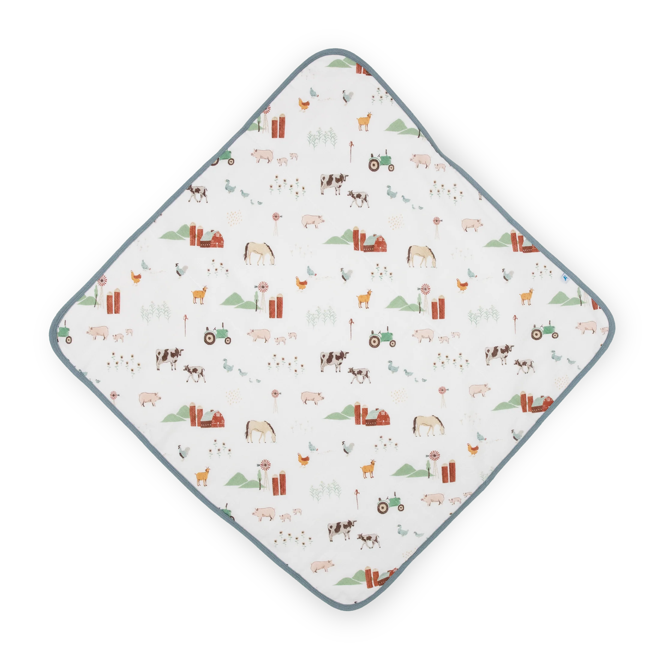 Little Unicorn Infant Hooded Towel - Farmyard