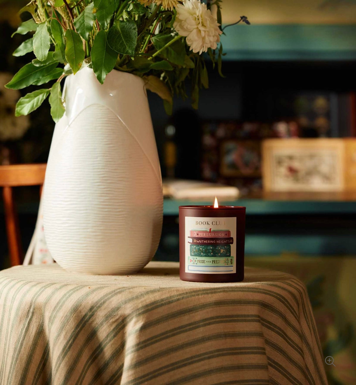 Rifle Paper Co. 9.5 oz Glass Candle - Ladies Night Book Club