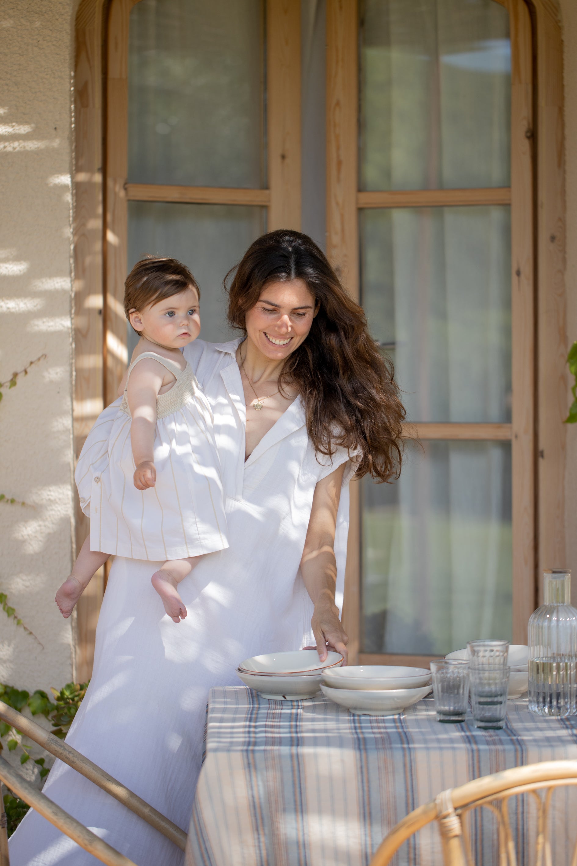 1 + In The Family Anetta Dress+Bloomer - Off-white