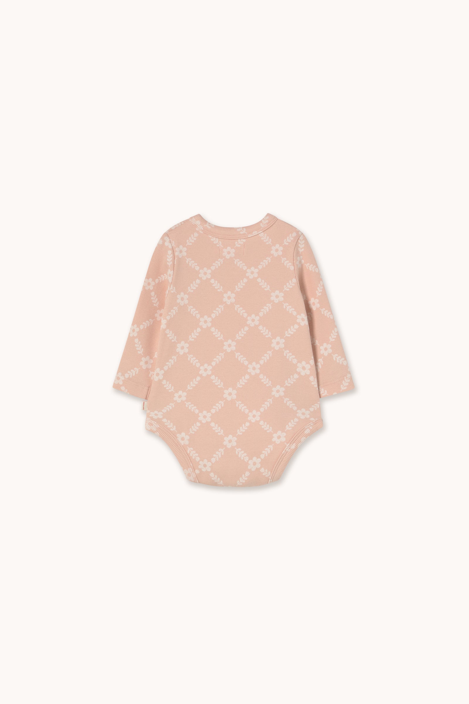 Tiny Cottons Flower Grid Rib Crossed Body - Wild Rose