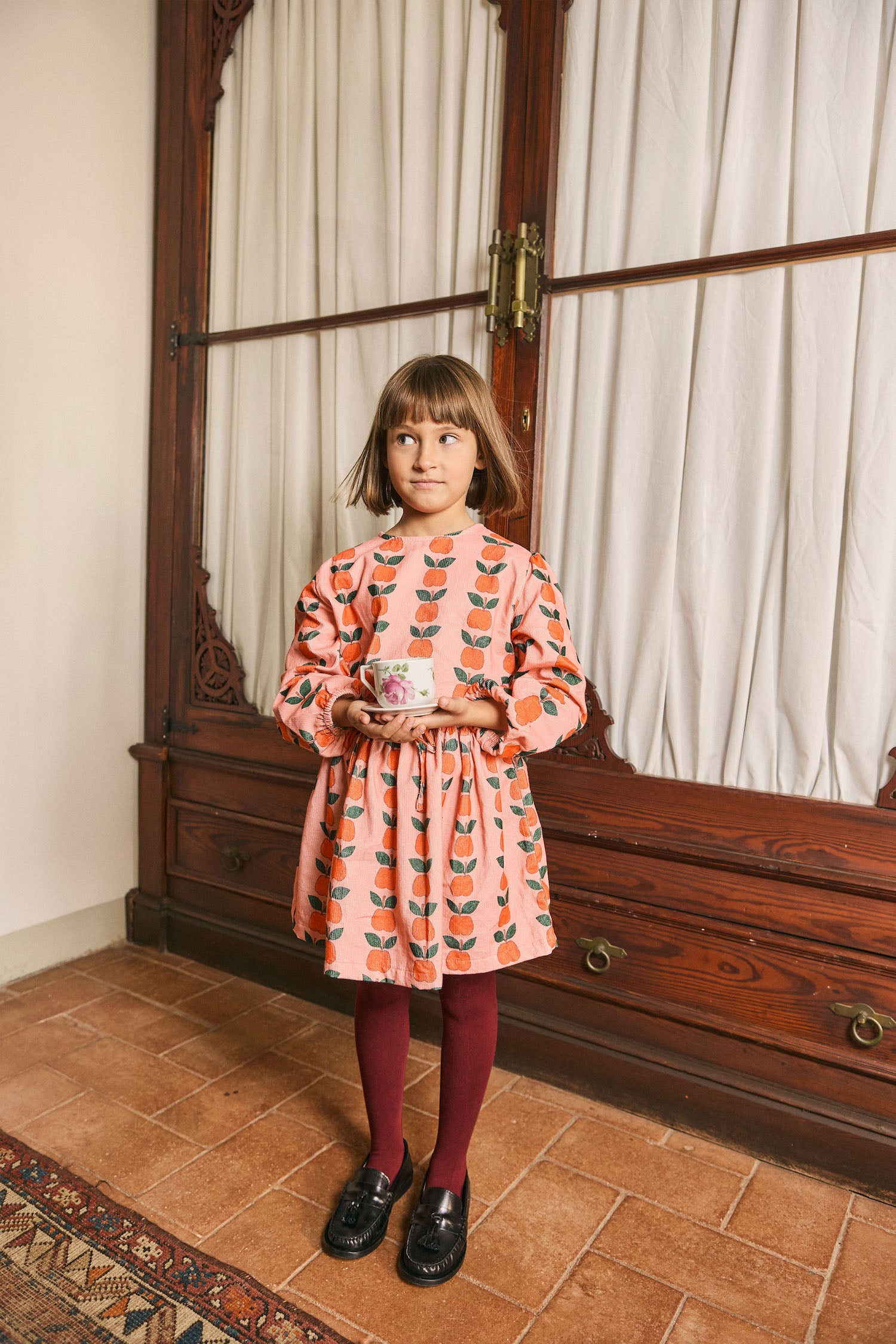 Tiny Cottons Apples Blouse - Pink