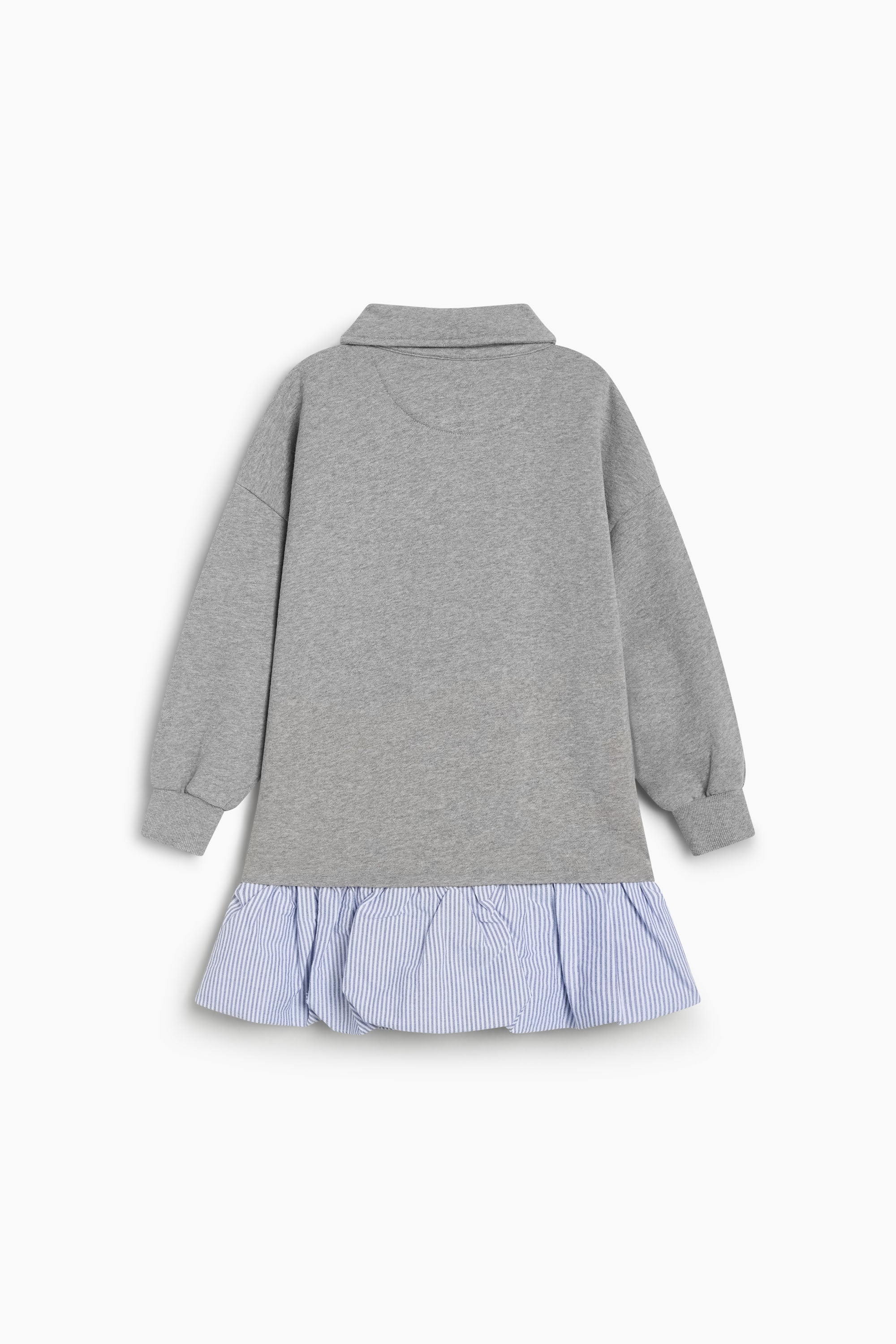 The New Society Ash Dress - Mid Grey Melange