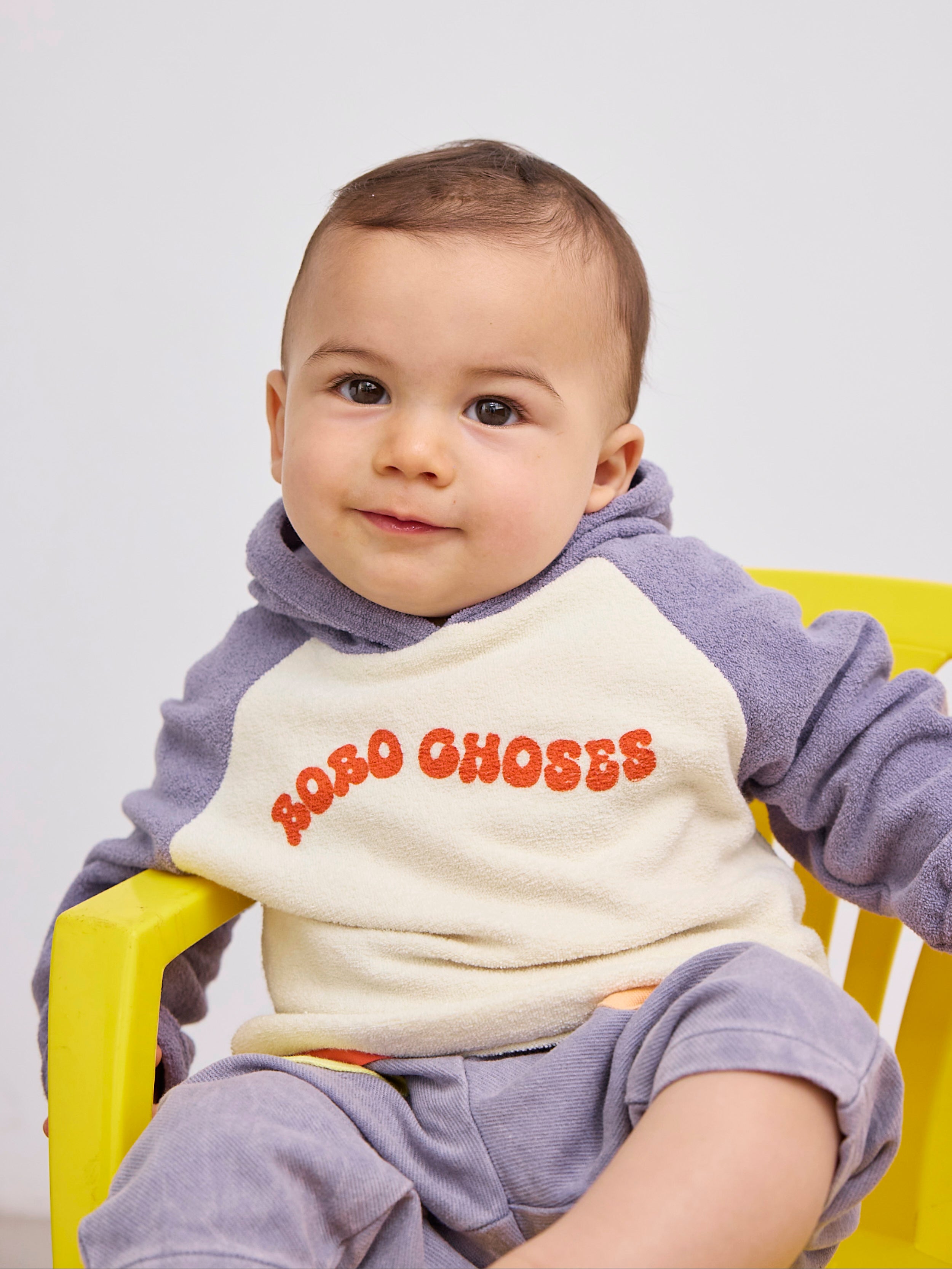 Bobo Choses Wavy Bobo Choses Terry Cloth Hoodie - Navy Blue