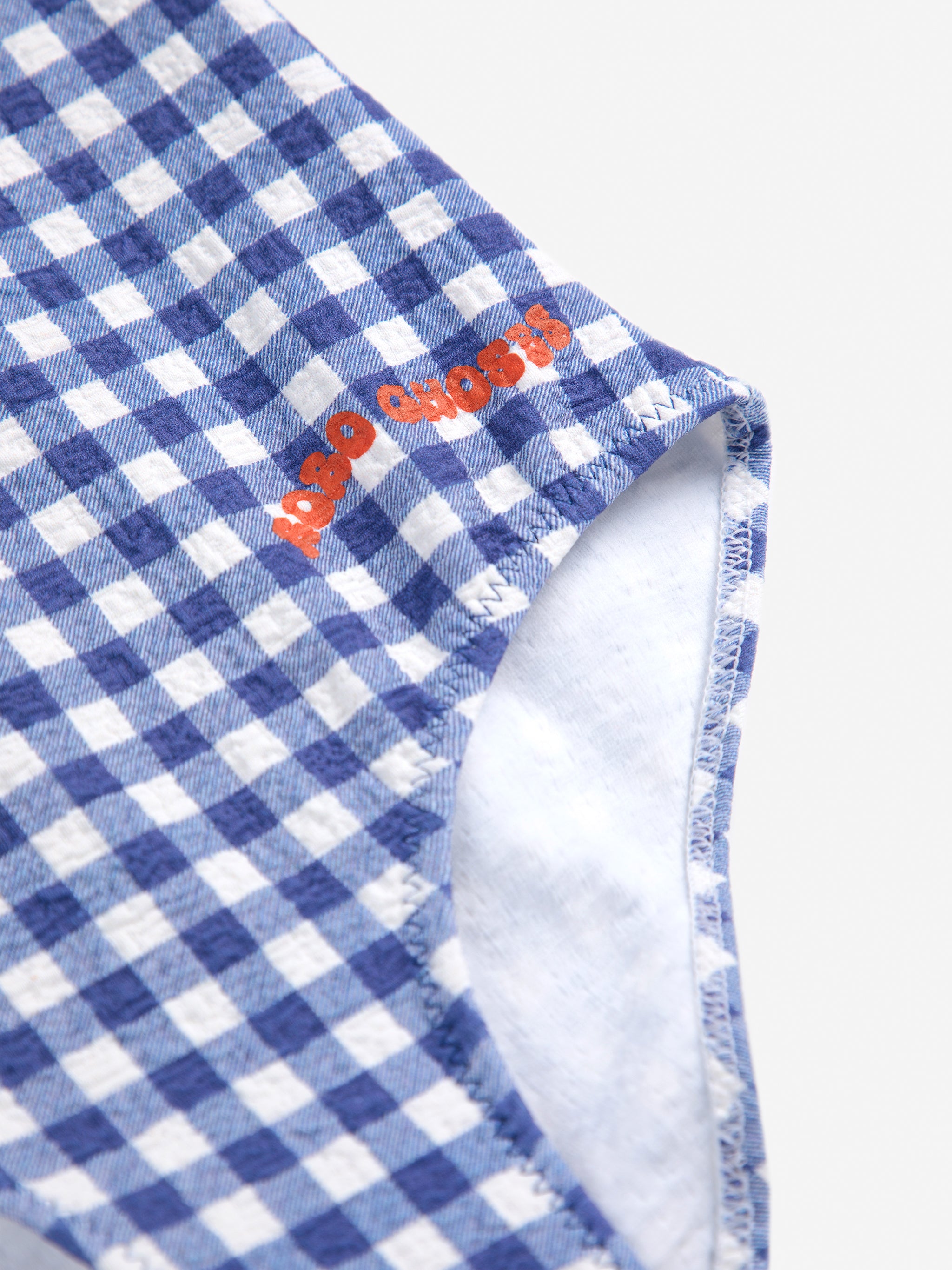 Bobo Choses Vichy Swimsuit - Blue