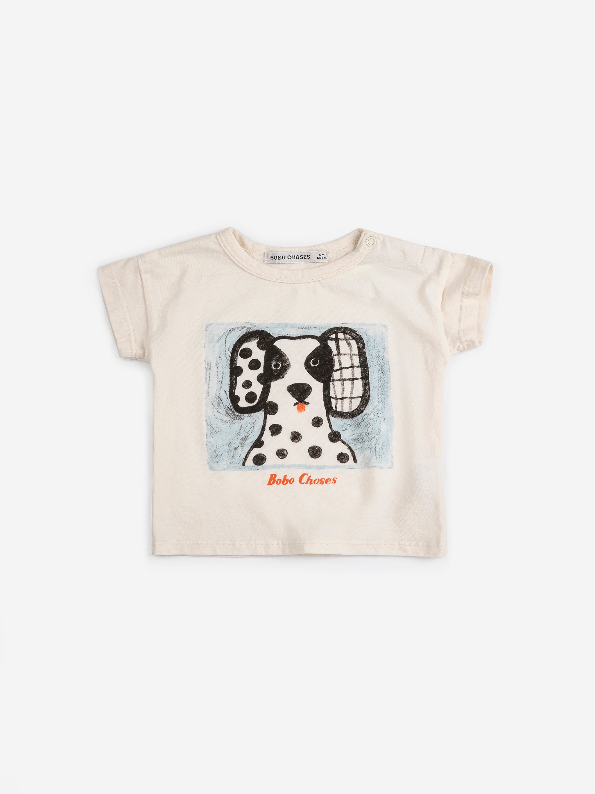 Bobo Choses Baby Van Dog T-shirt - White