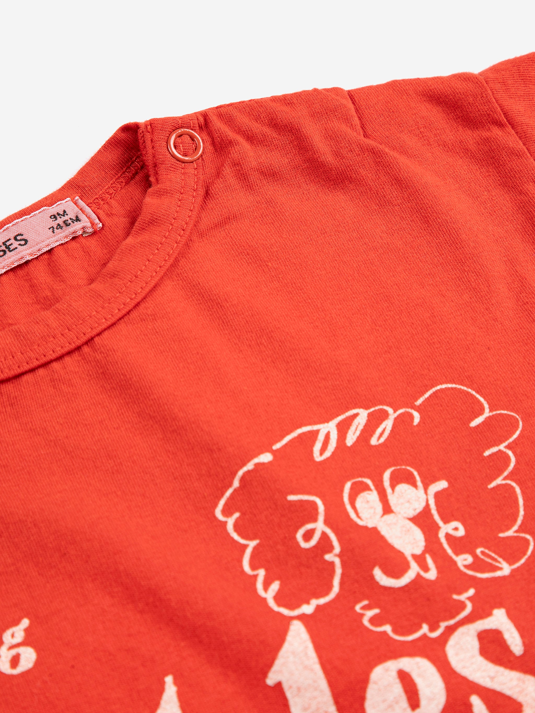 Bobo Choses Baby Pickles The Dog T-shirt - Red