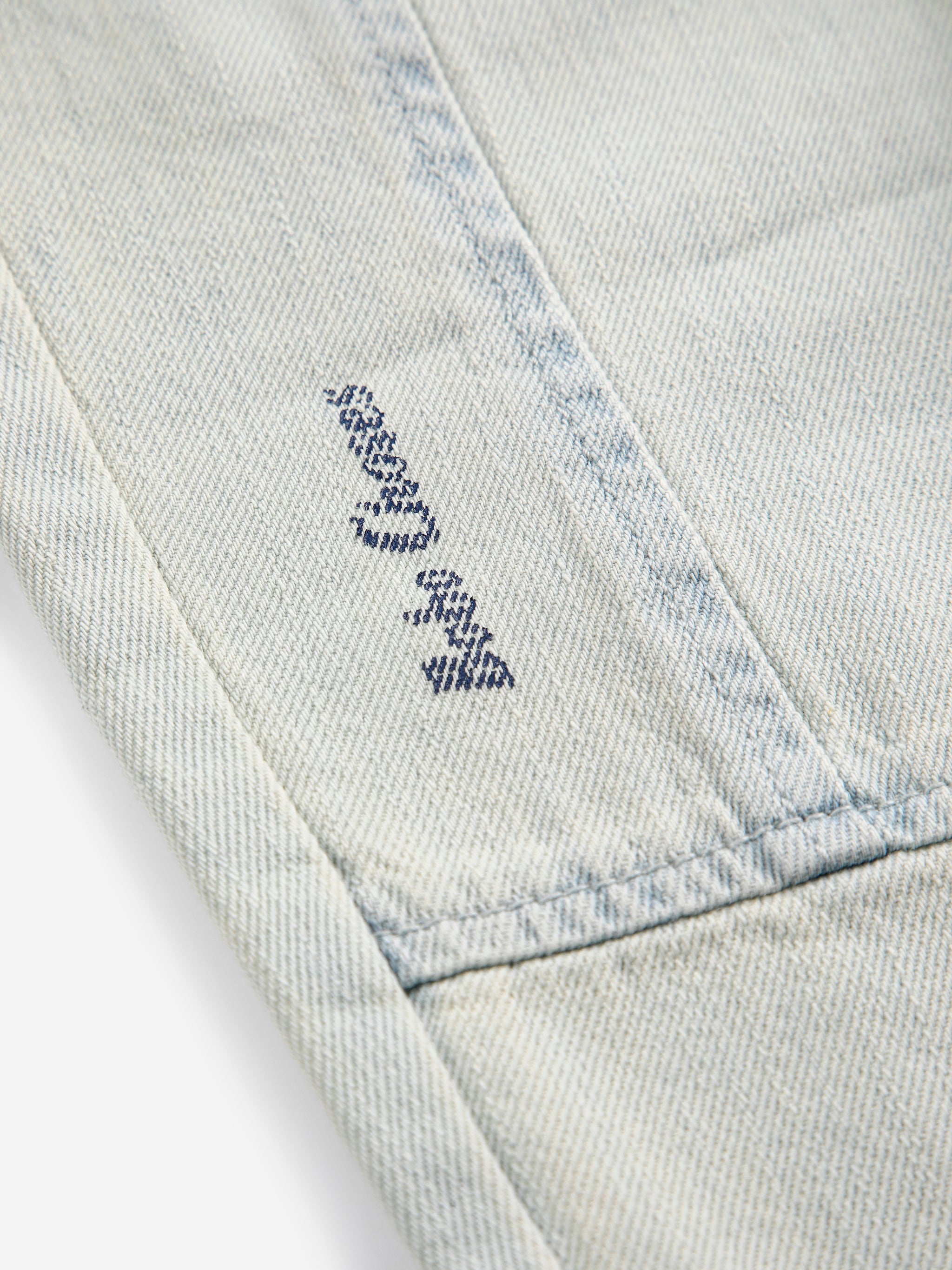 Bobo Choses Bobo Choses Denim Pants - Light Blue