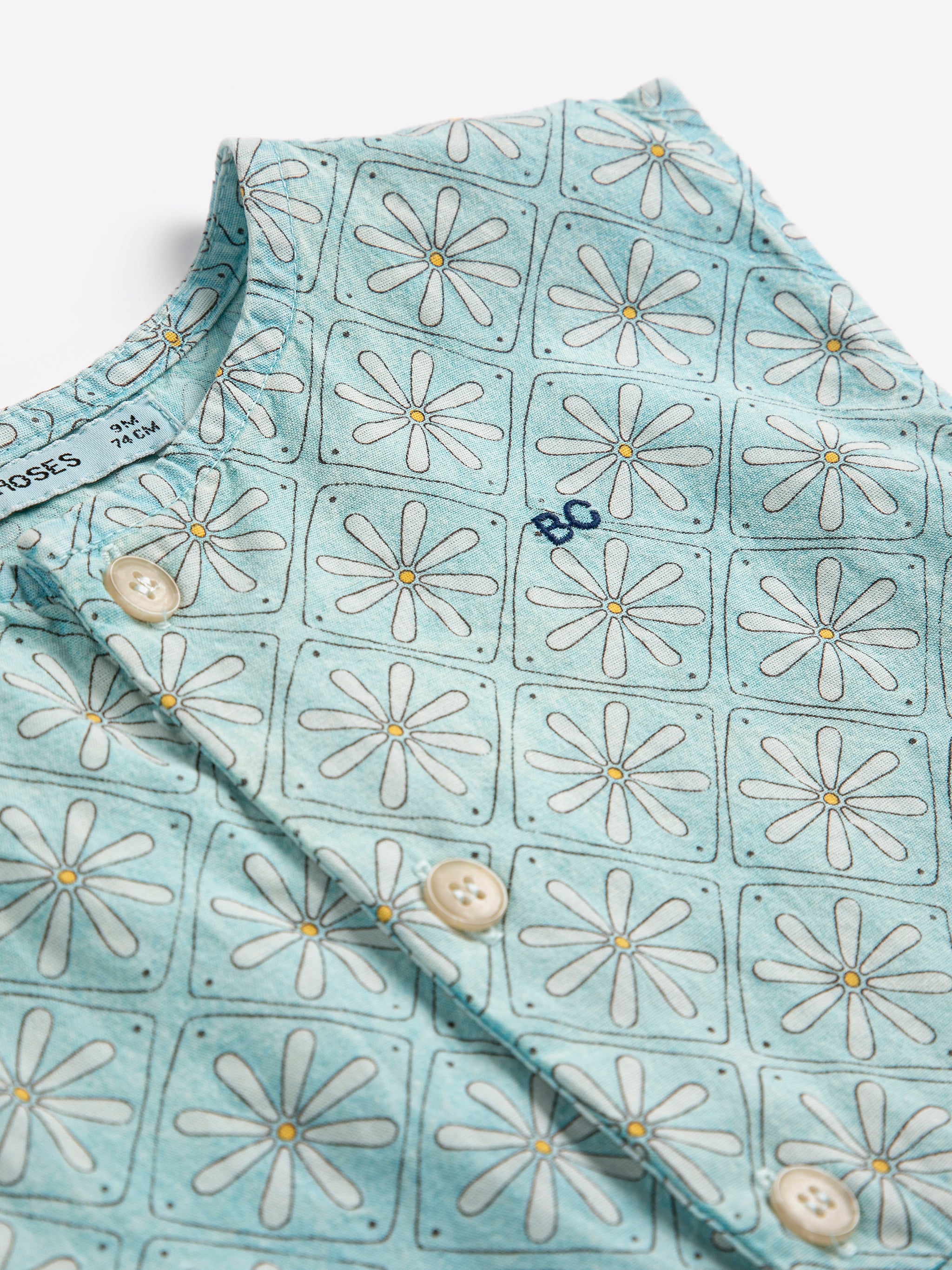 Bobo Choses Daisy Mosaic All Over Woven Overall