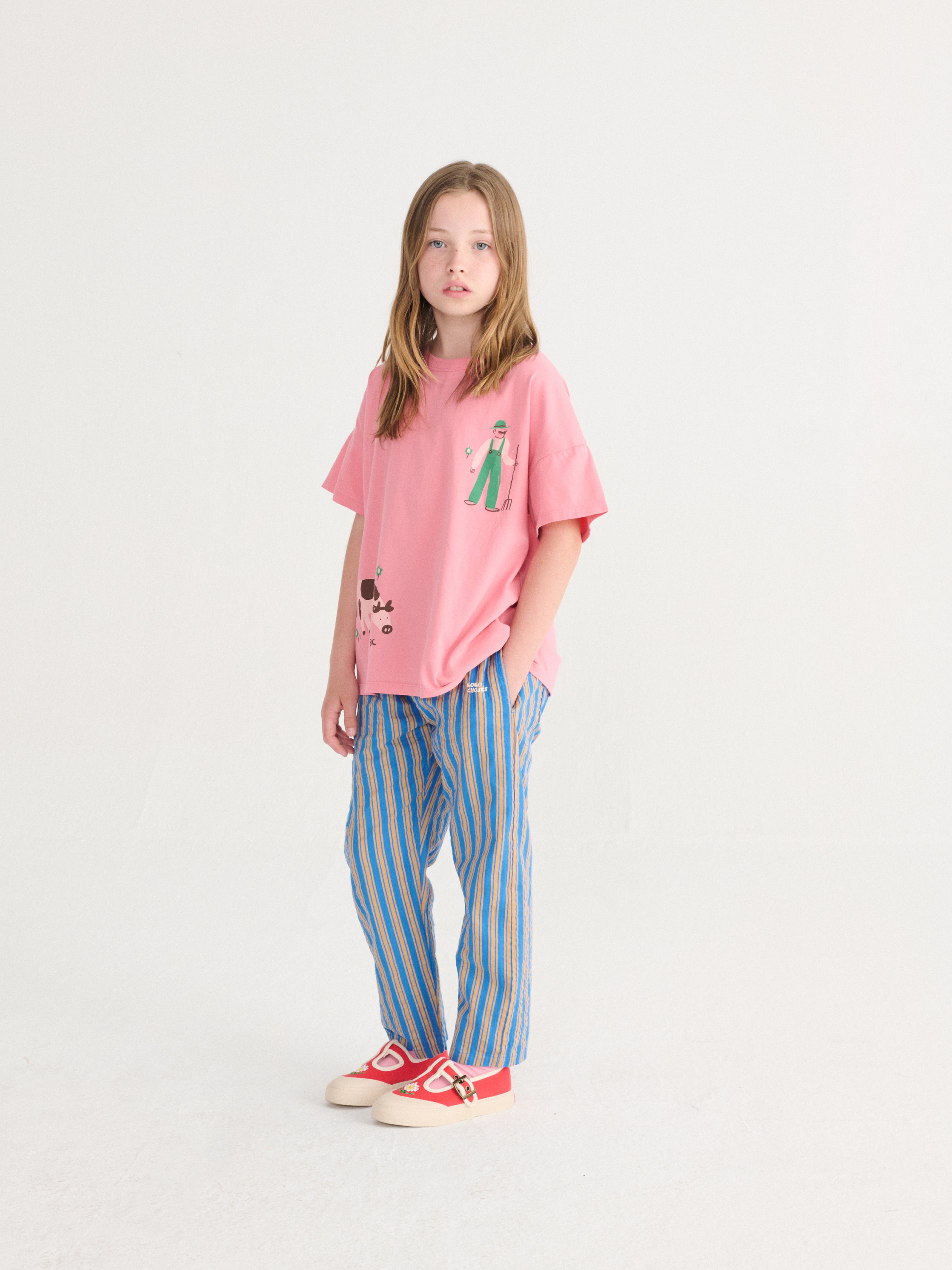 Bobo Choses Farm Adventure T-shirt - Pink