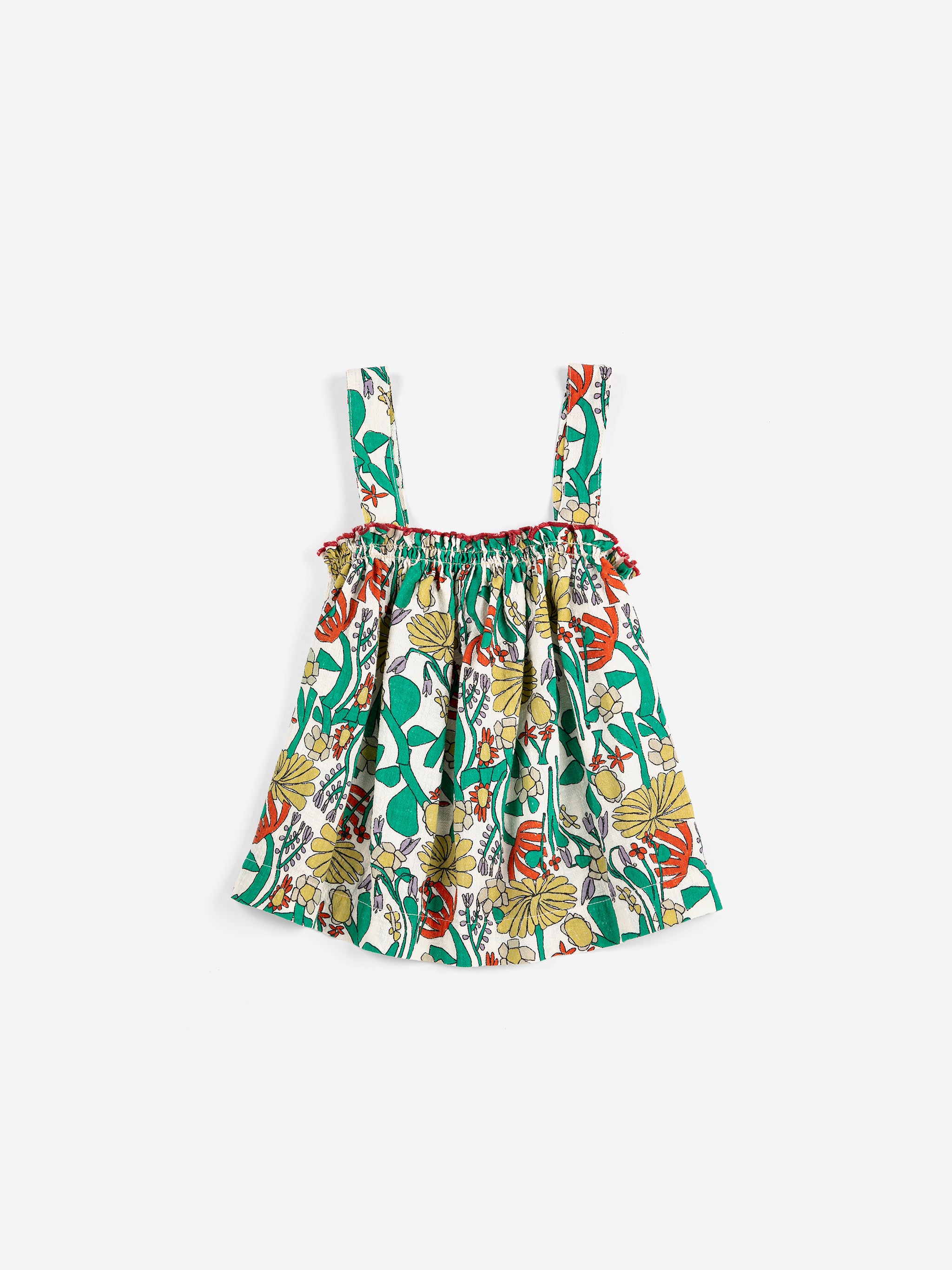 Bobo Choses Color Herbalist All Over Woven Top - Off White