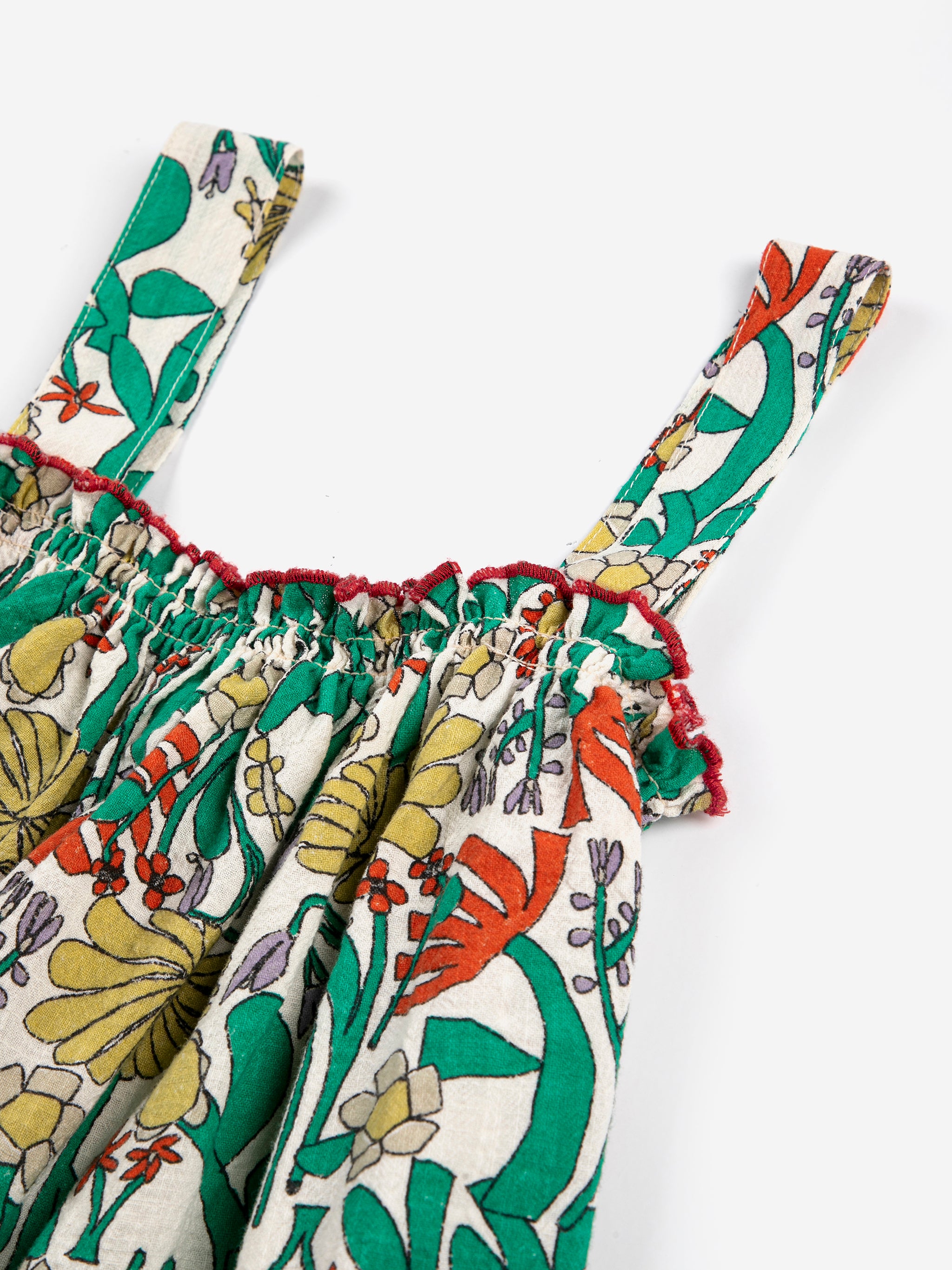 Bobo Choses Color Herbalist All Over Woven Top - Off White