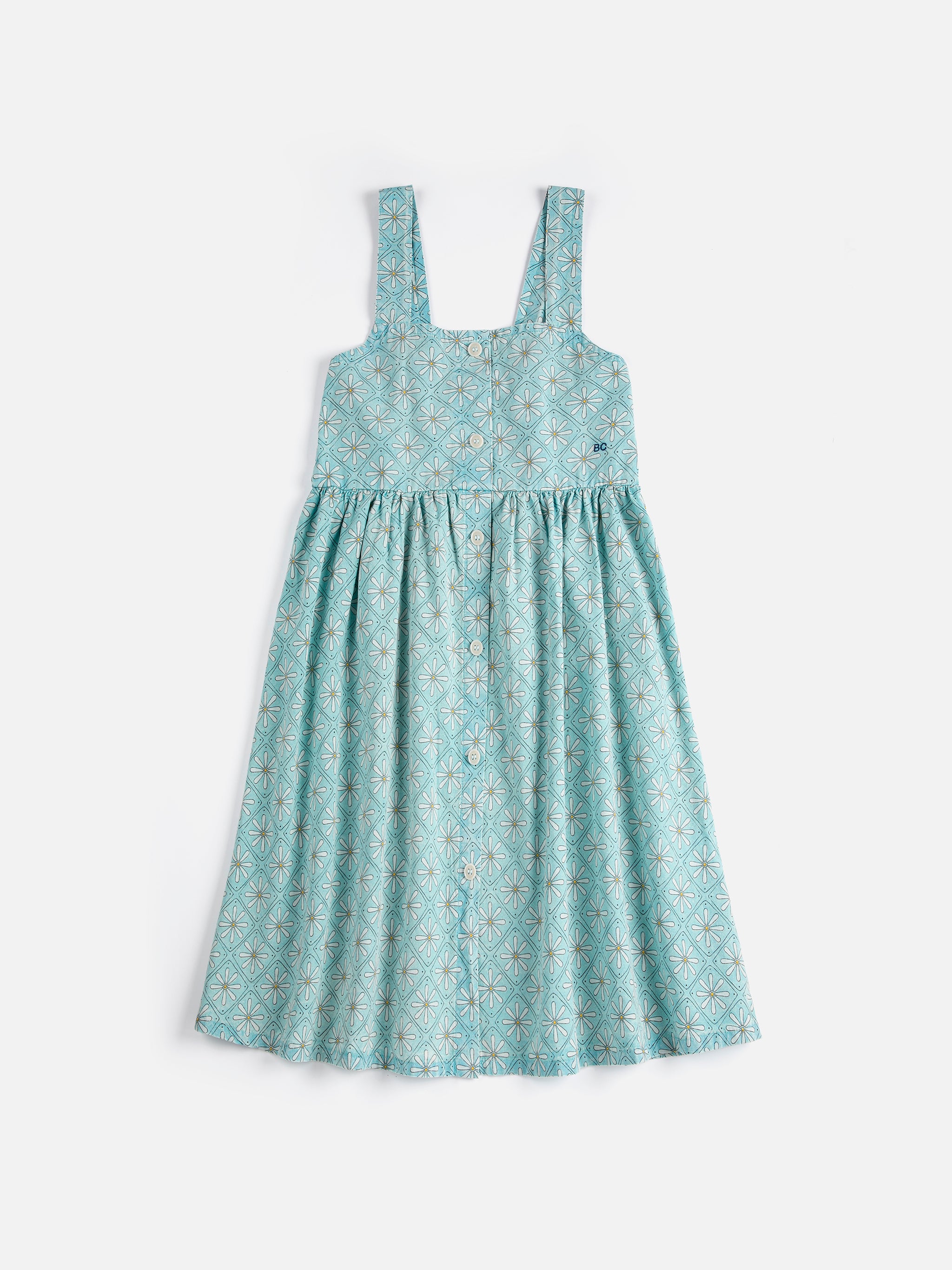 Bobo Choses Daisy Mosaic All Over Woven Dress