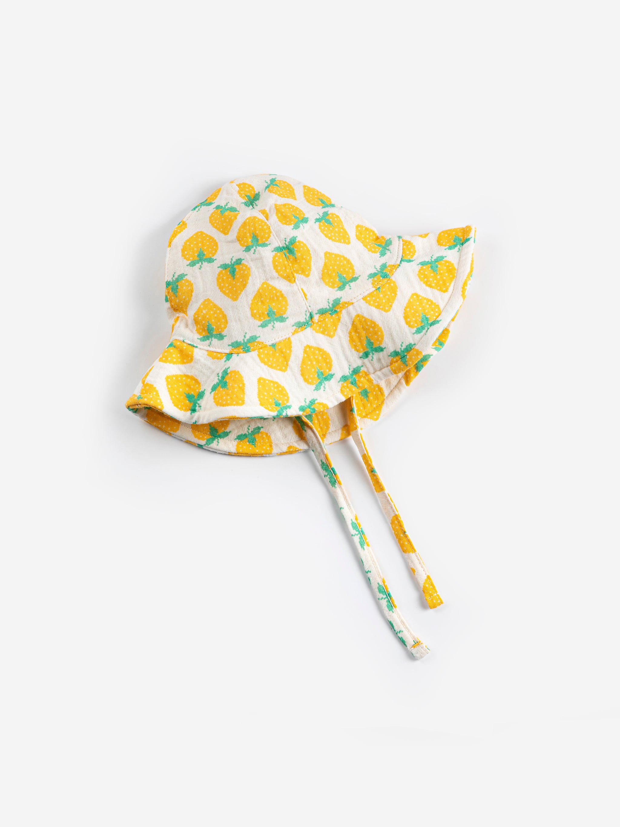 Bobo Choses Strawberry All Over Hat - Off White
