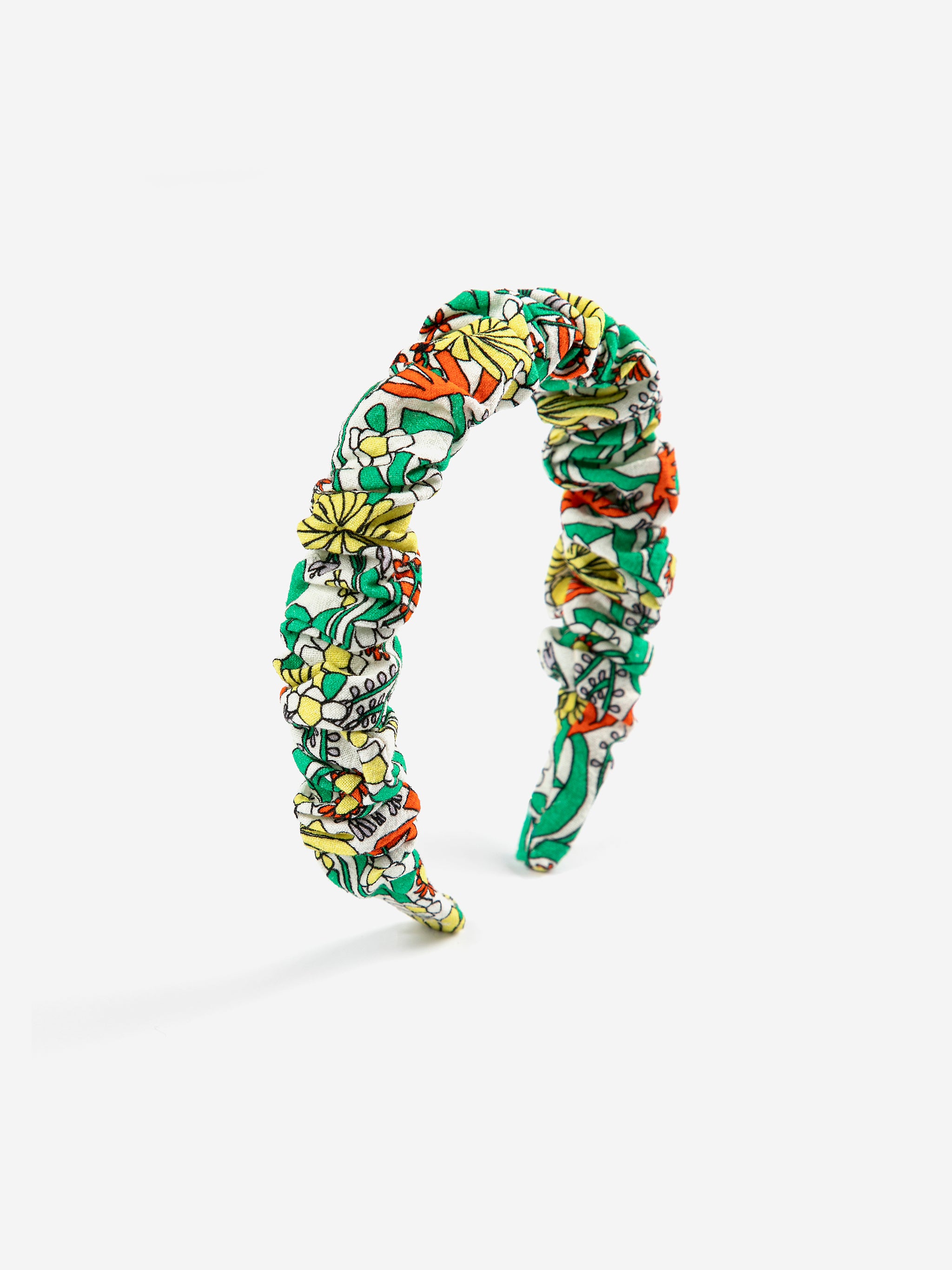 Bobo Choses Color Herbalist All Over Gathered Headband - Off White