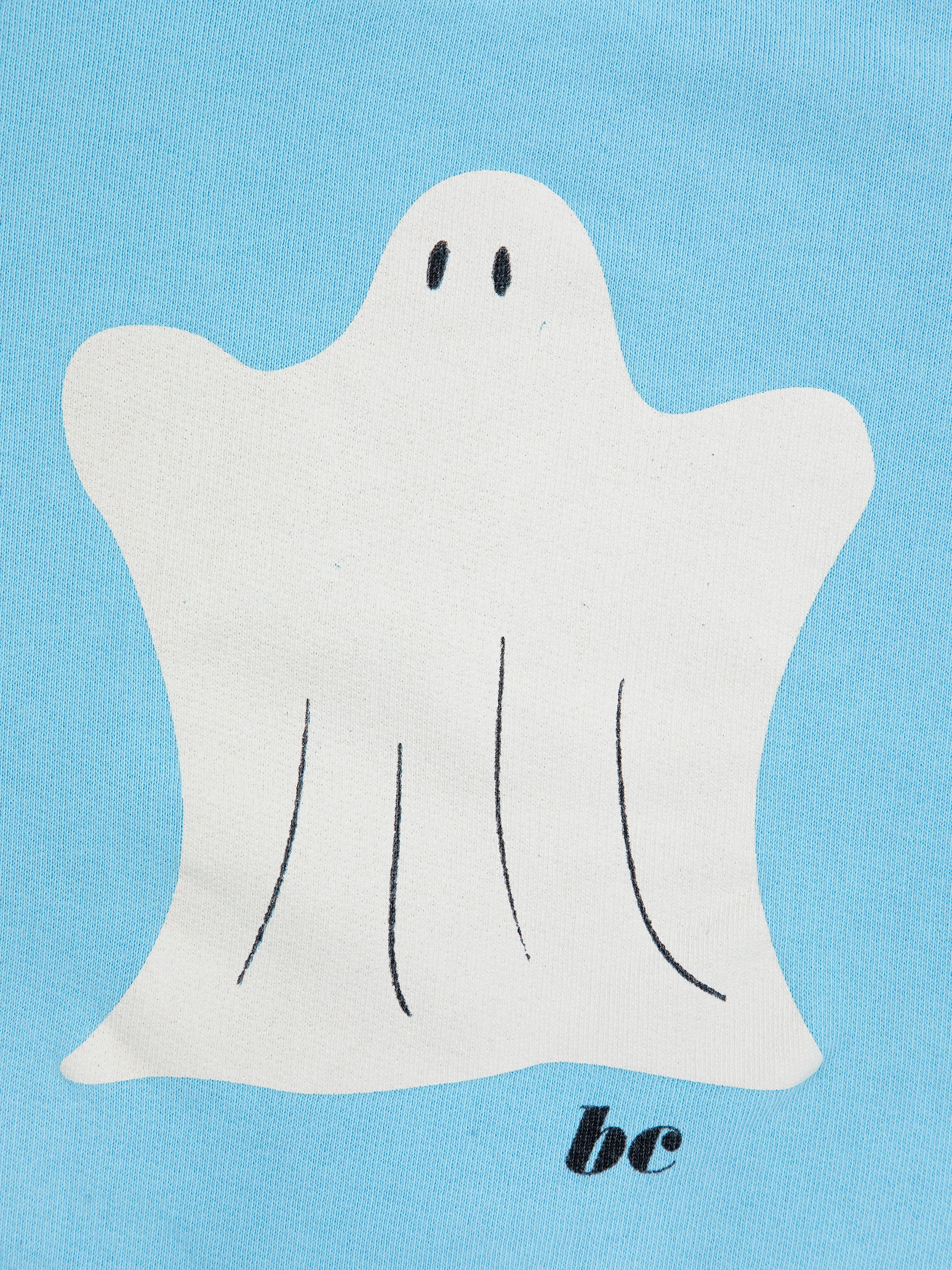 Bobo Choses Baby Funny Ghost Sweatshirt - Light Blue
