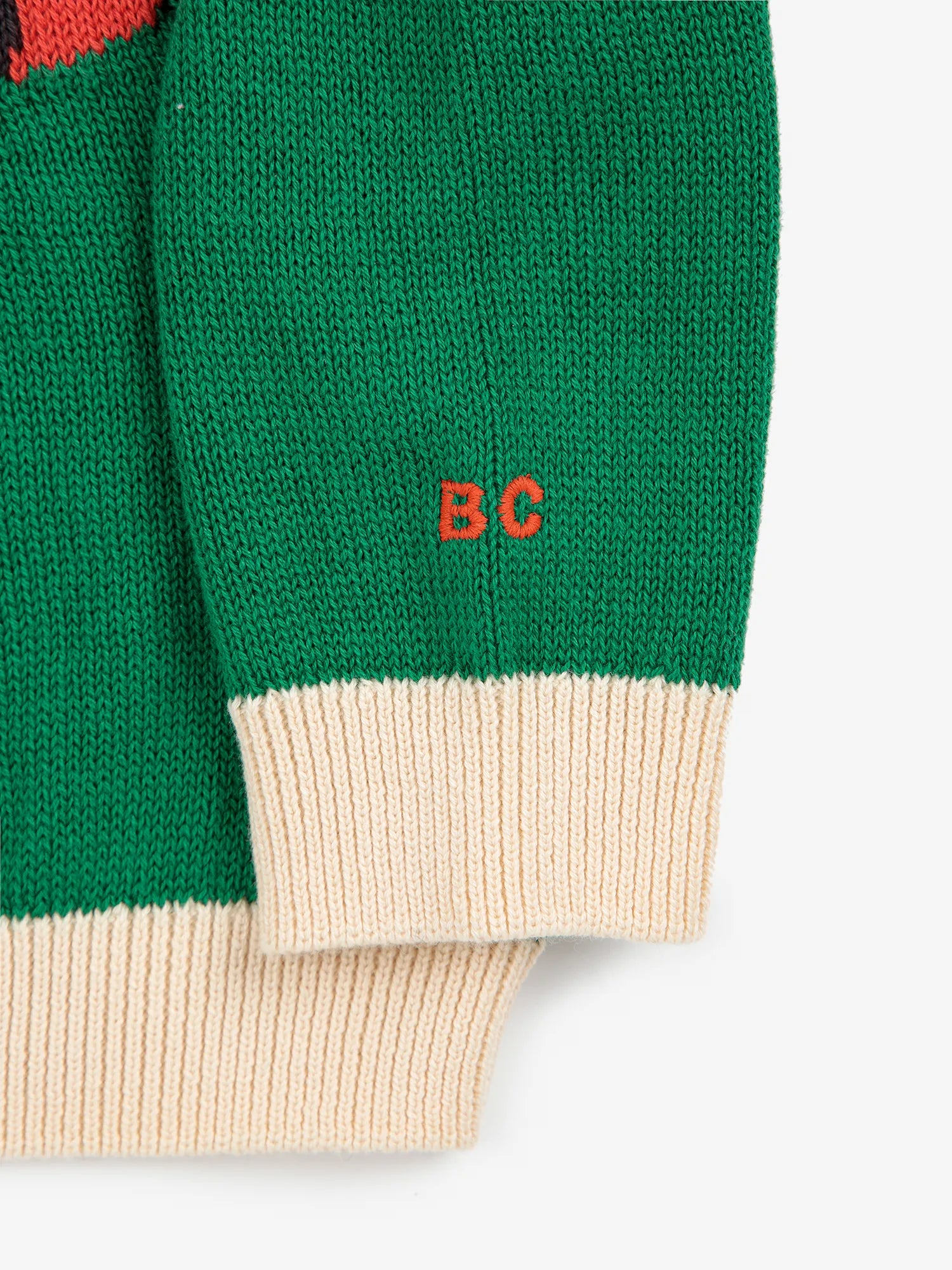 Bobo Choses Baby Race Car Jumper - Off White