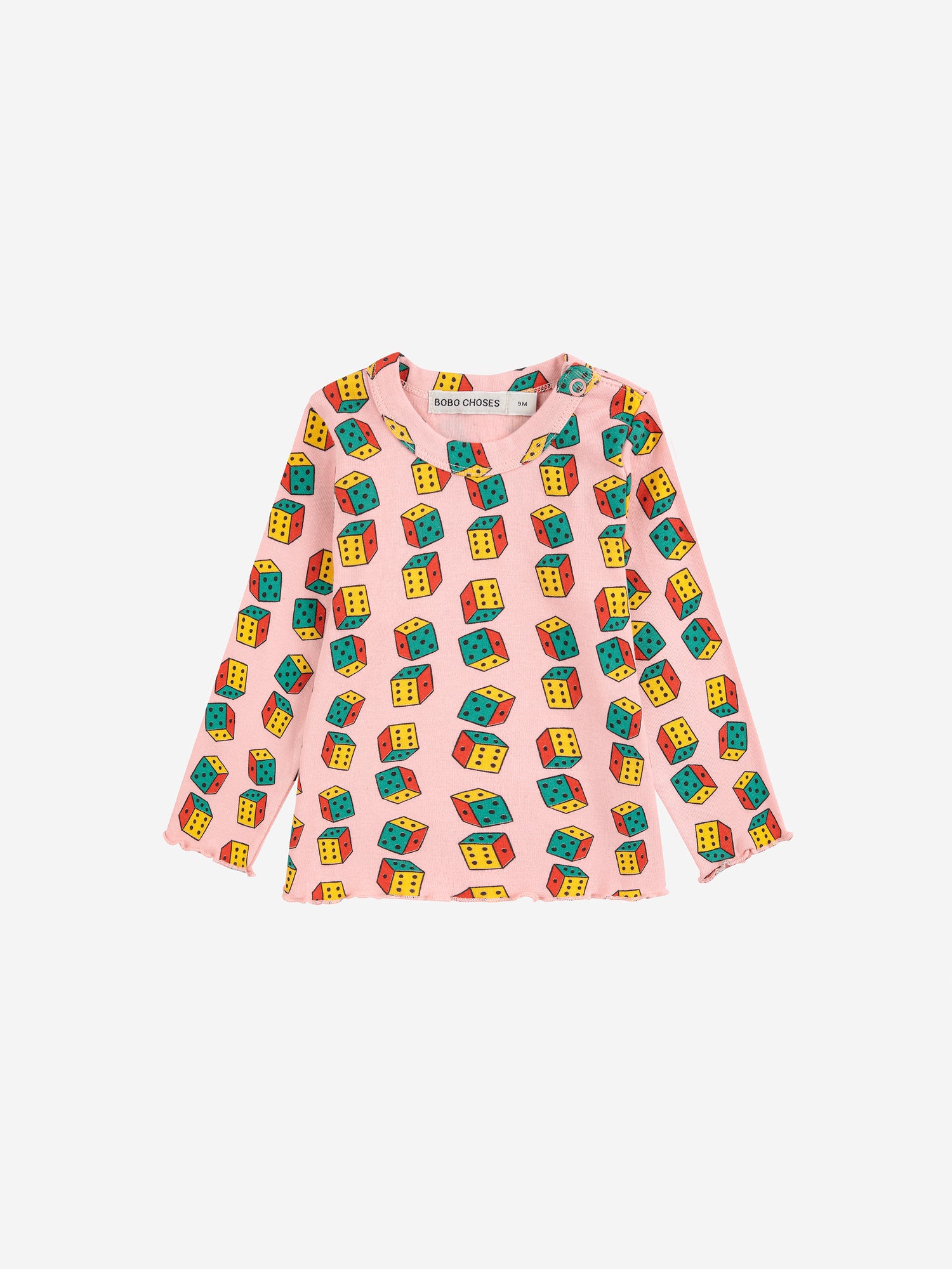 Bobo Choses Baby Dices All Over T-shirt - Pink