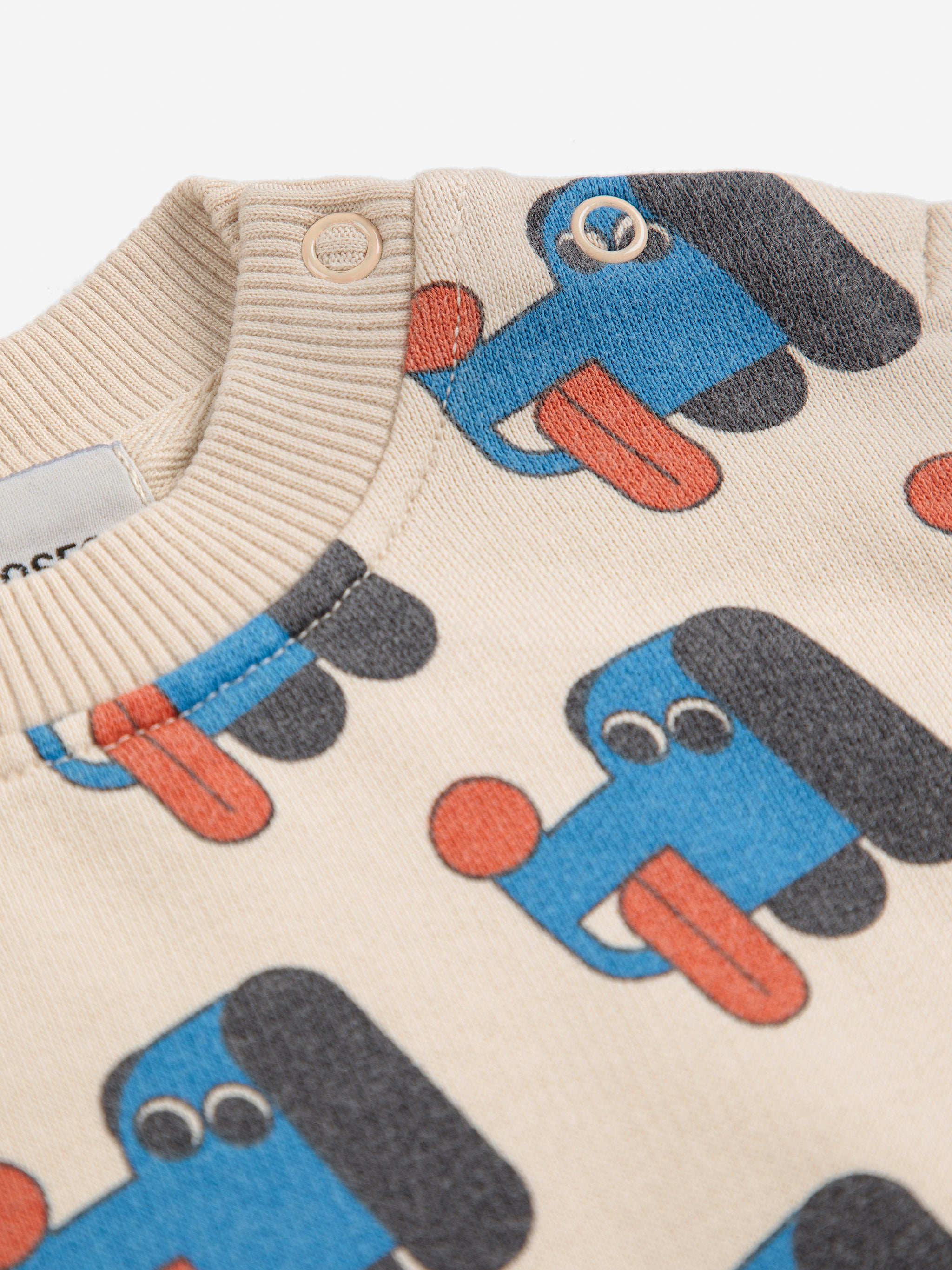Bobo Choses Baby Doggy Mate All Over Sweatshirt - Off White