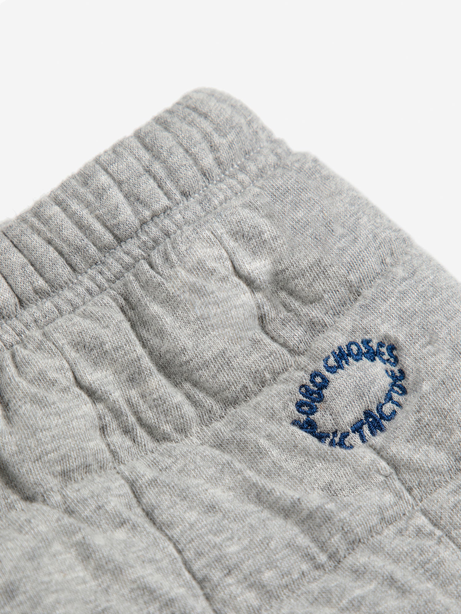 Bobo Choses Baby Quilted Jogging Pants - Light Heather Grey