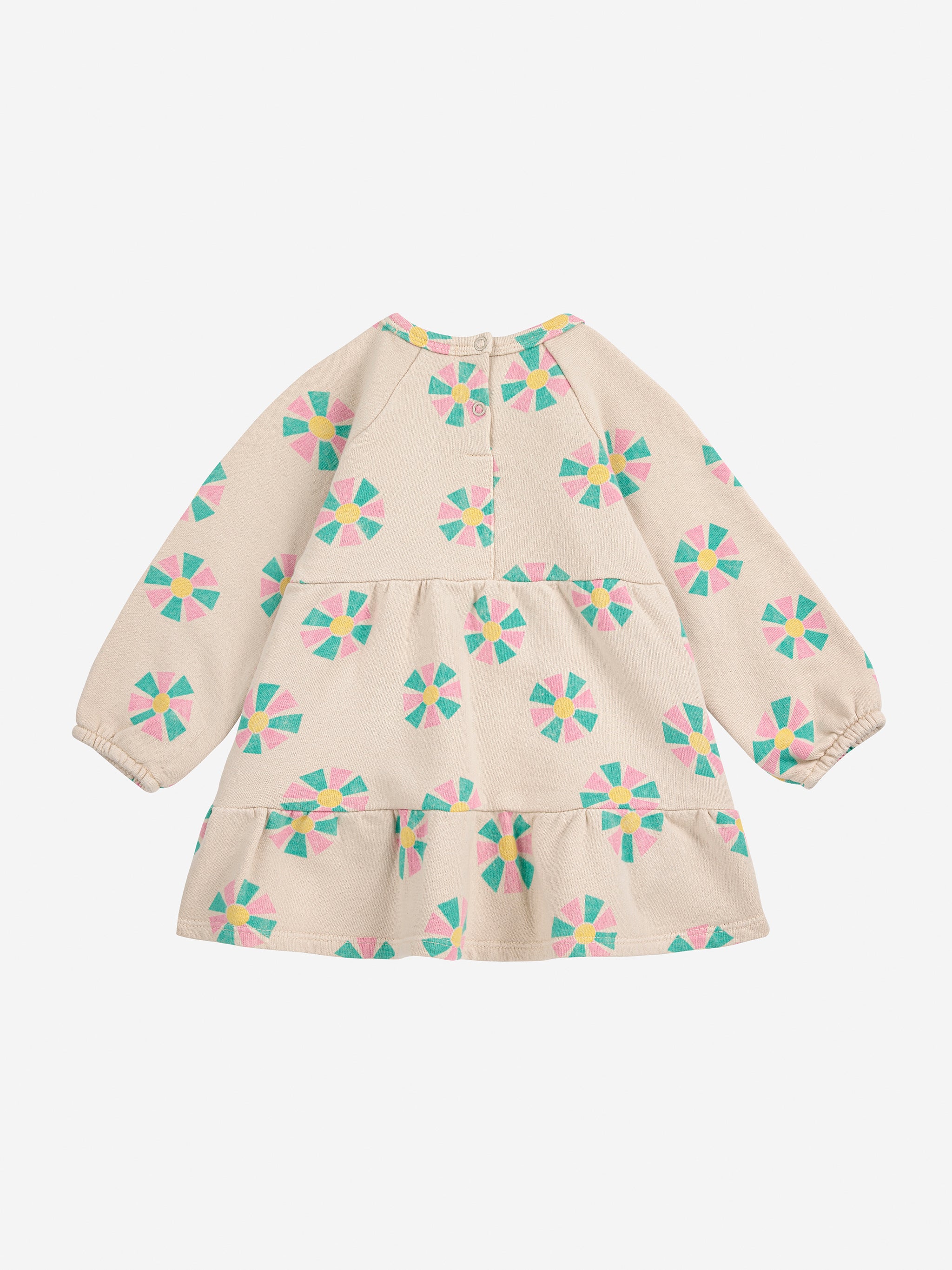 Bobo Choses Baby Kaleidoscope All Over Dress - Off White