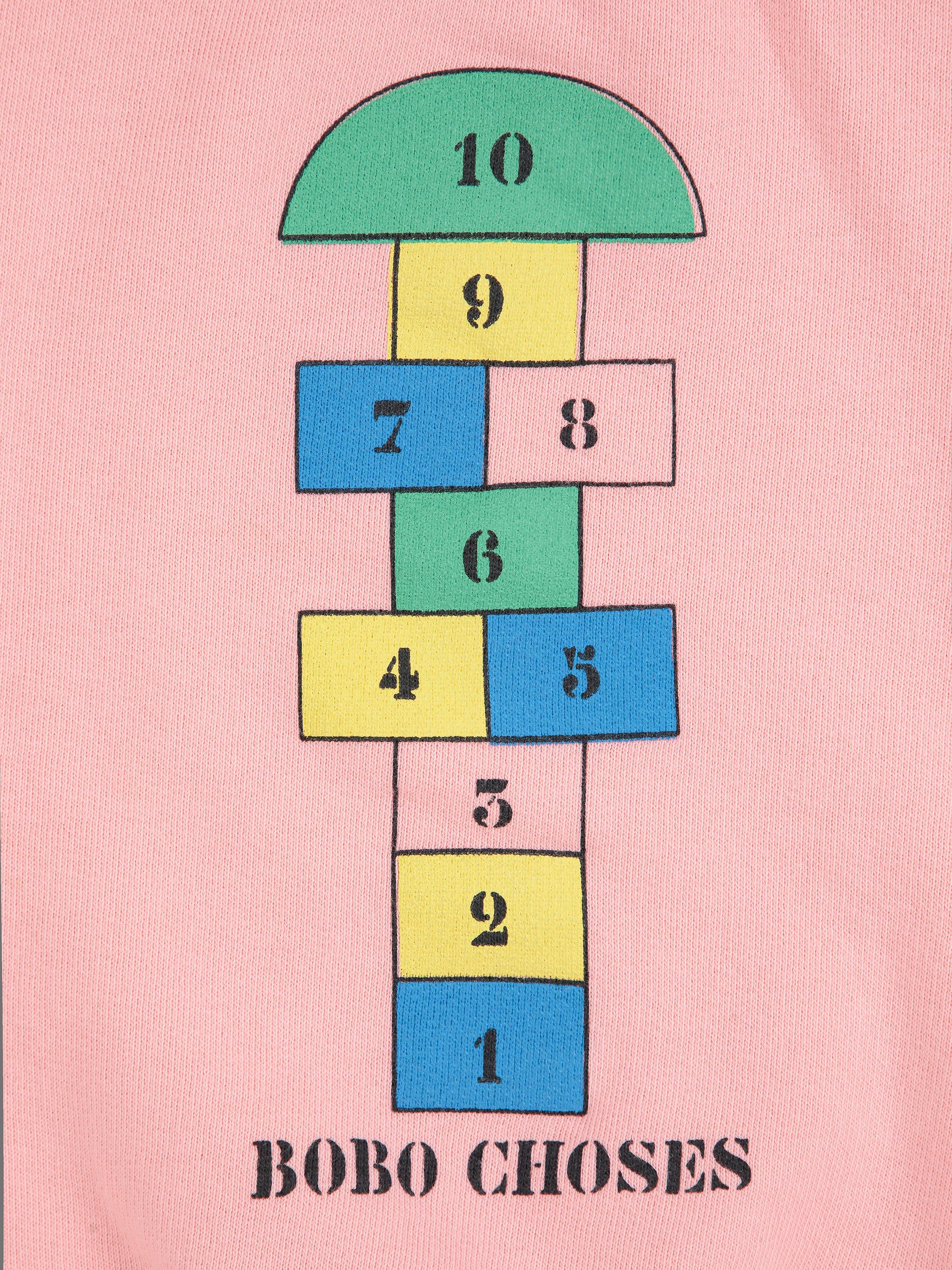 Bobo Choses Baby Hopscotch Sweatshirt - Pink