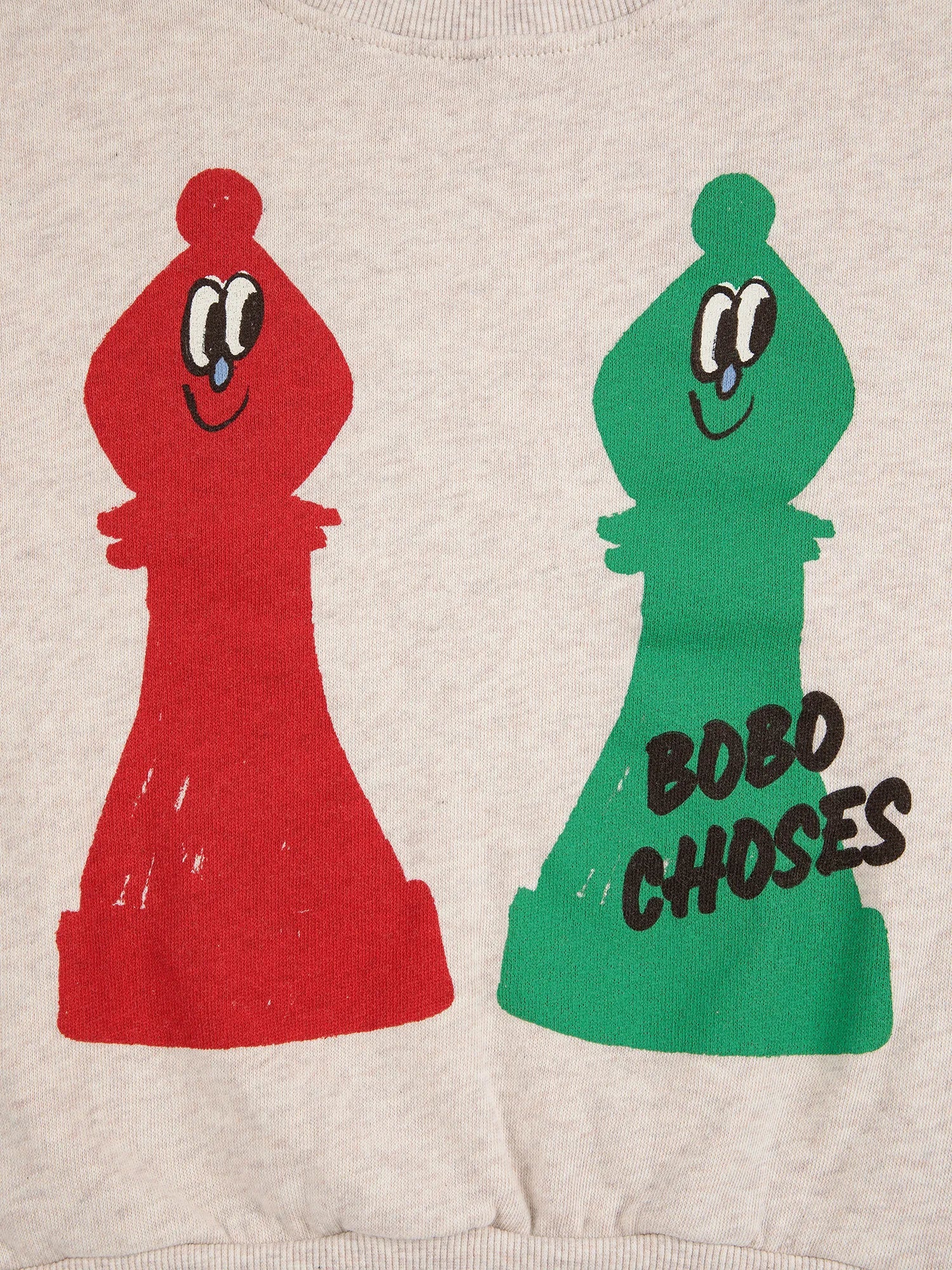 Bobo Choses Checkmate Sweatshirt - Off White