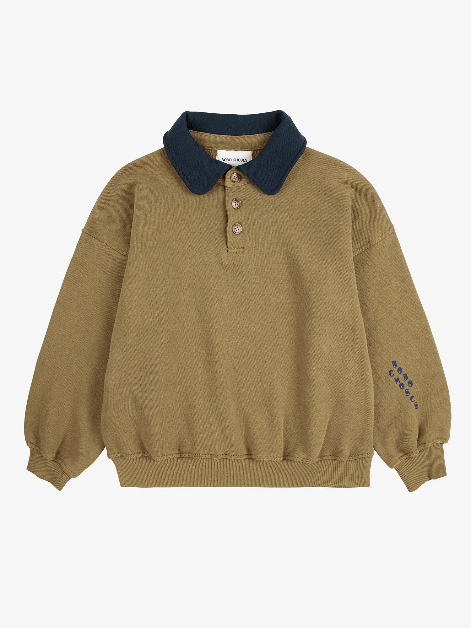 Bobo Choses Bobo Choses Polo Sweatshirt - Khaki