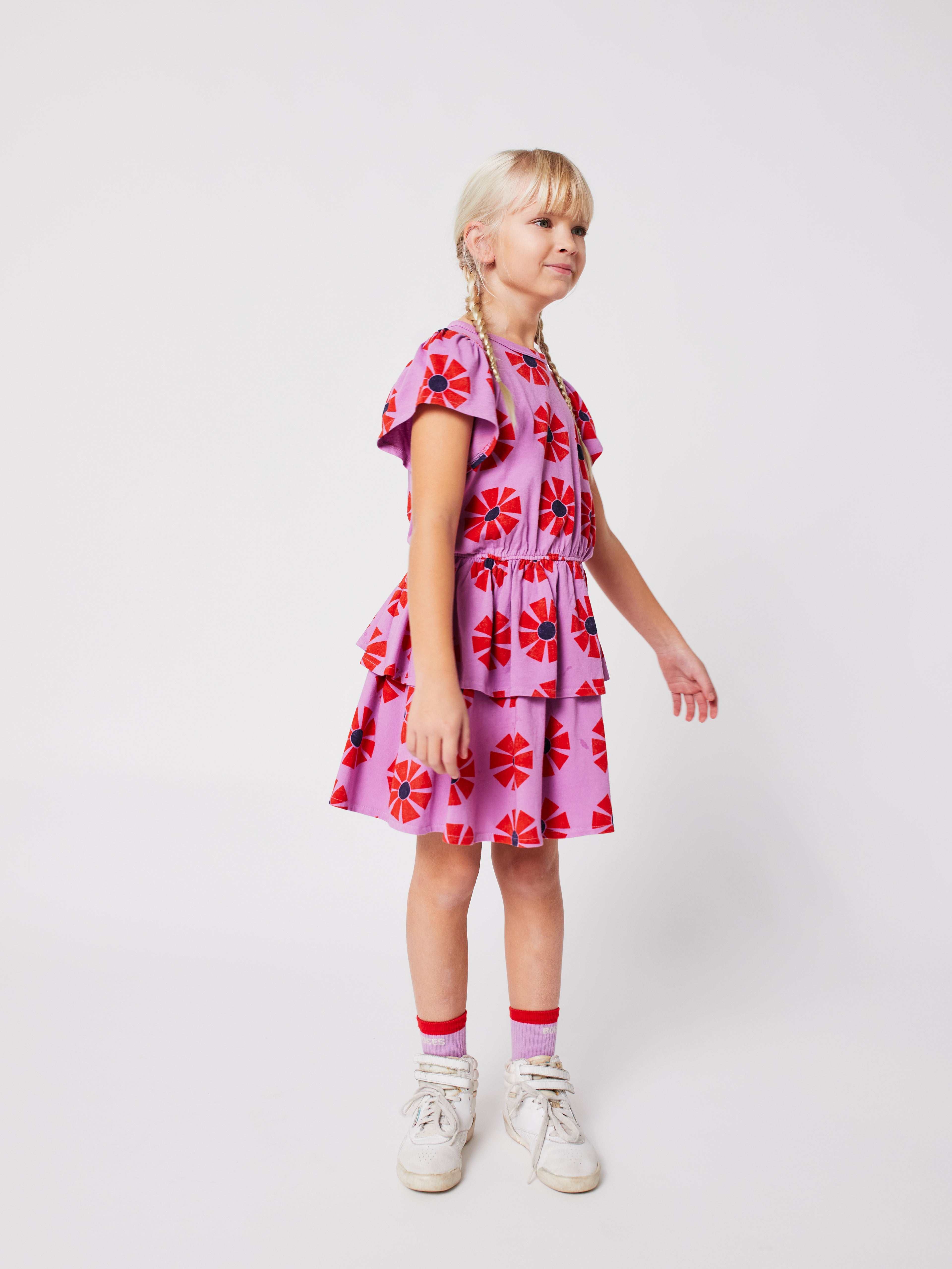 Bobo Choses Kaleidoscope All Over Dress - Purple