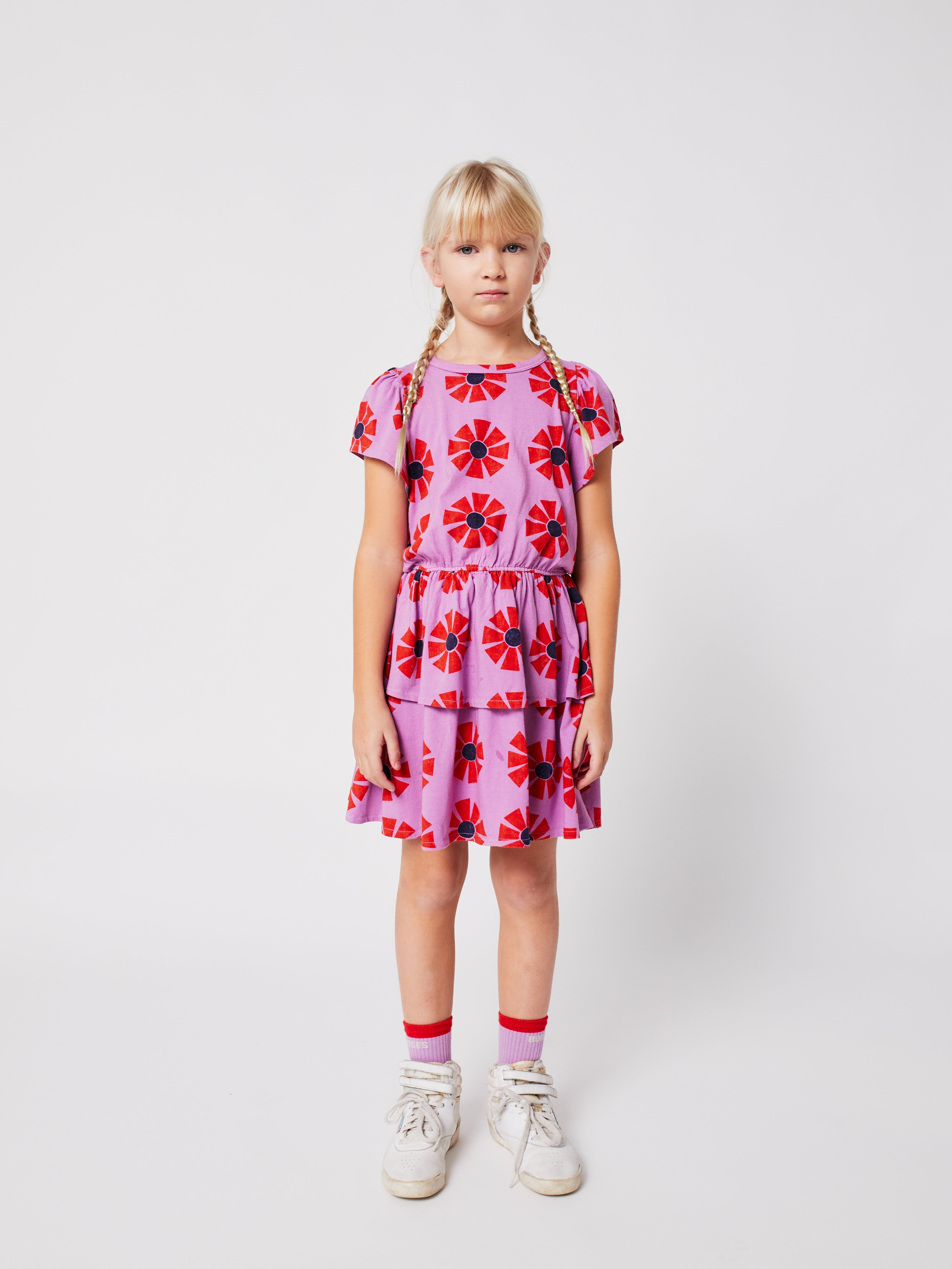 Bobo Choses Kaleidoscope All Over Dress - Purple