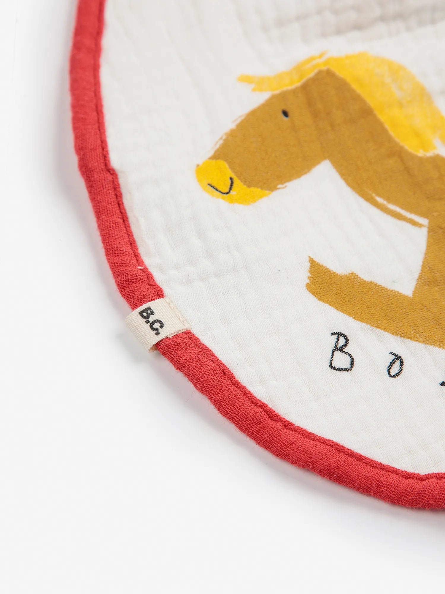 Bobo Choses Rocking Horse Bib Set - Red