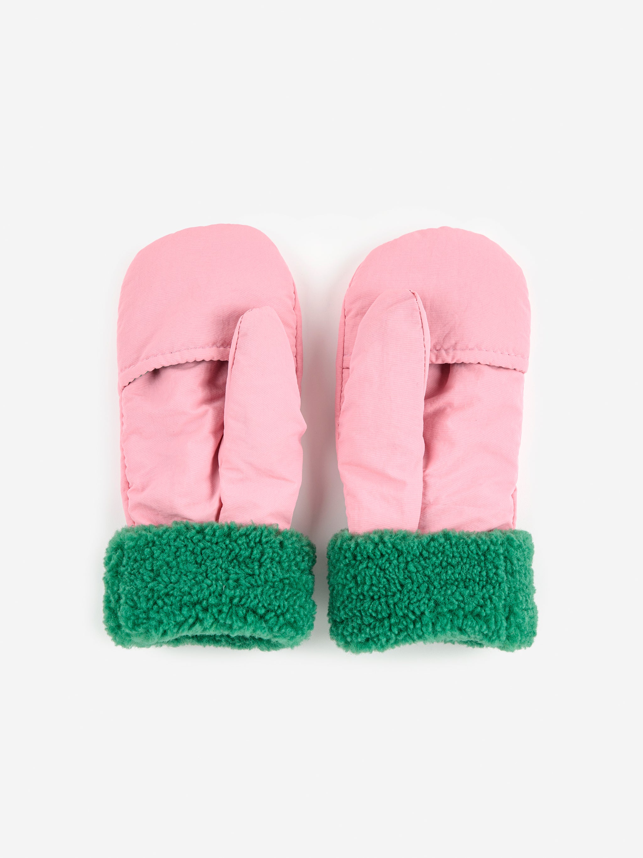 Bobo Choses Bobo Choses Bicolor Mittens - Pink