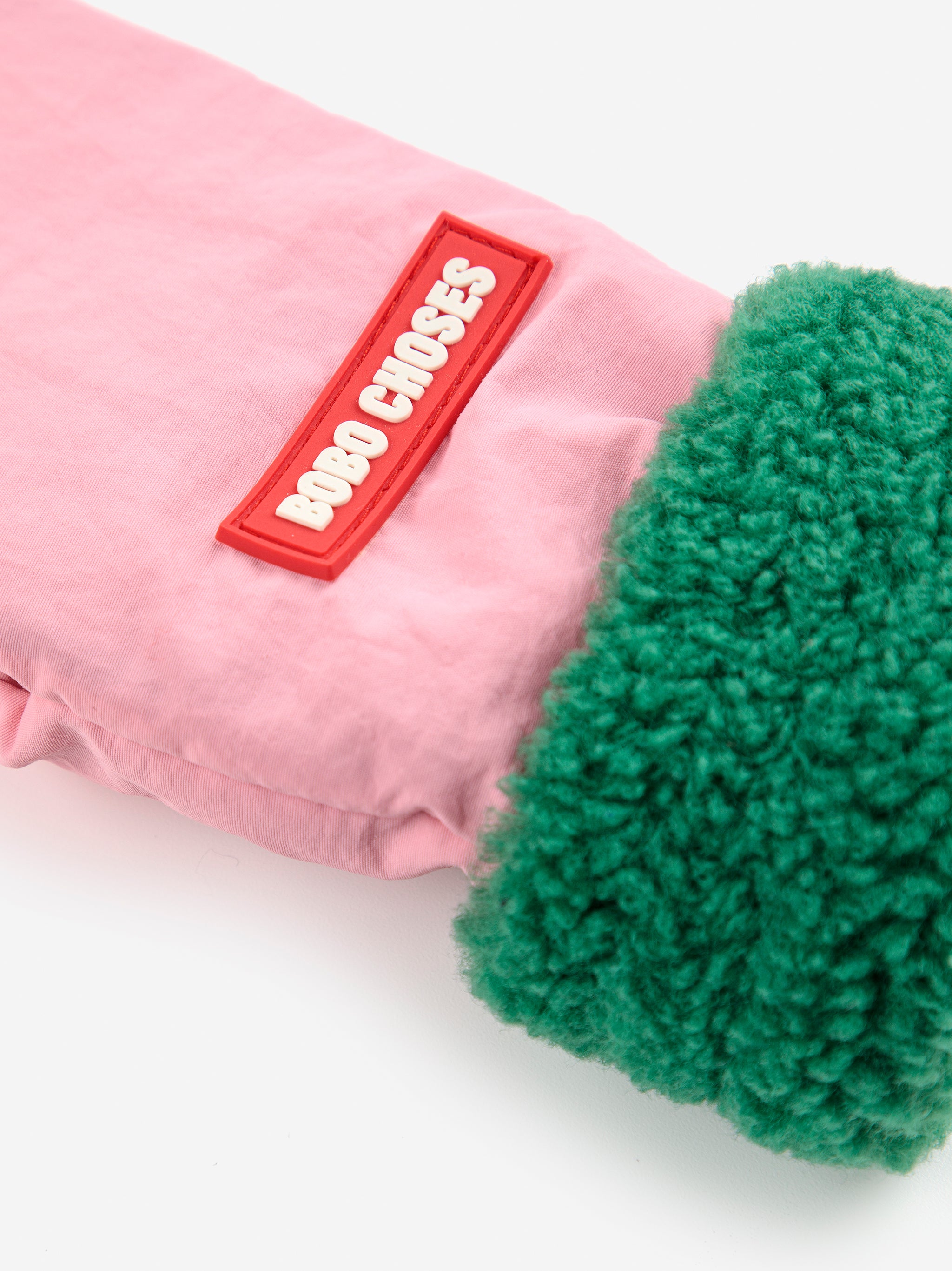 Bobo Choses Bobo Choses Bicolor Mittens - Pink