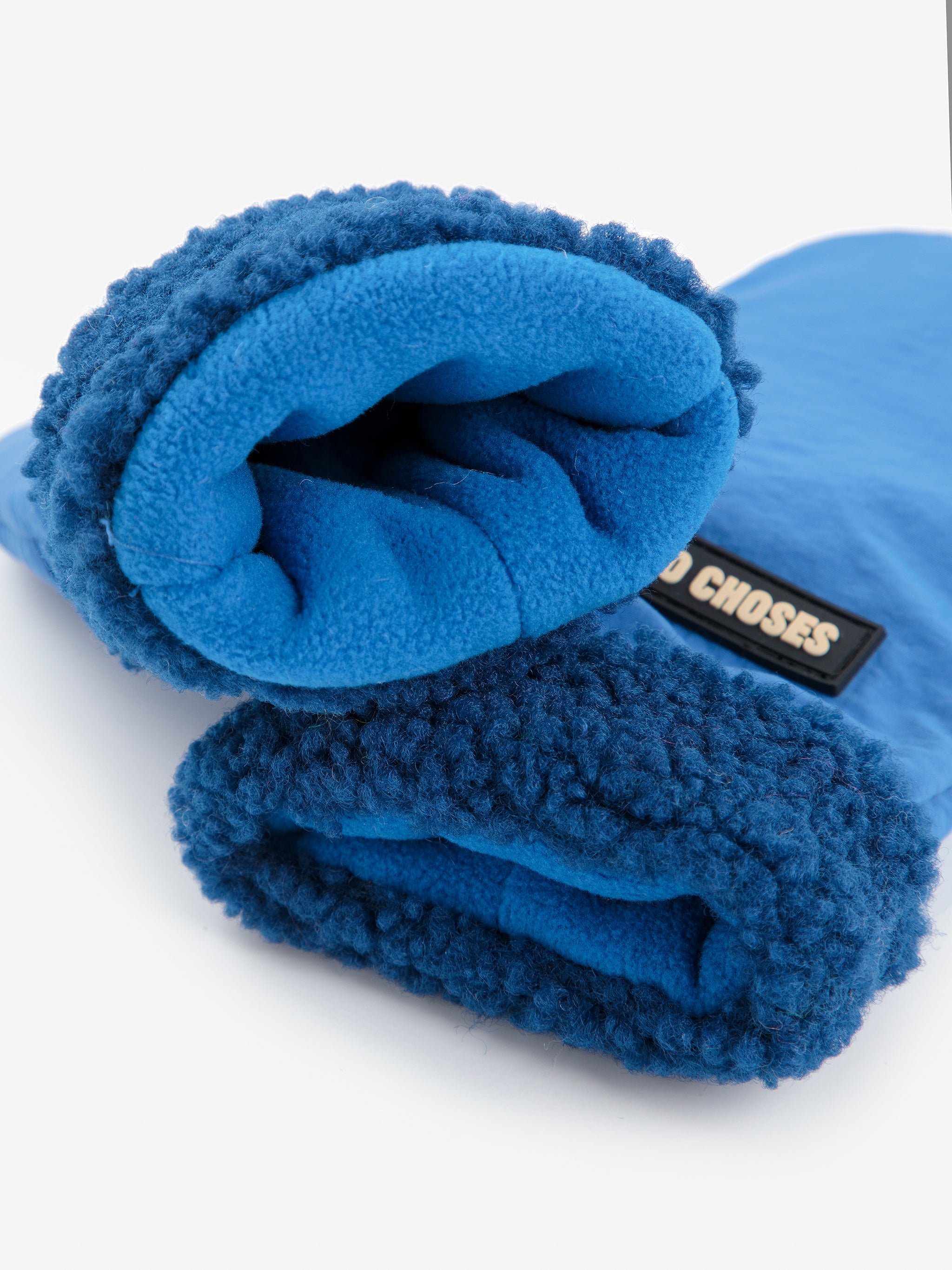 Bobo Choses Bobo Choses Bicolor Mittens - Blue