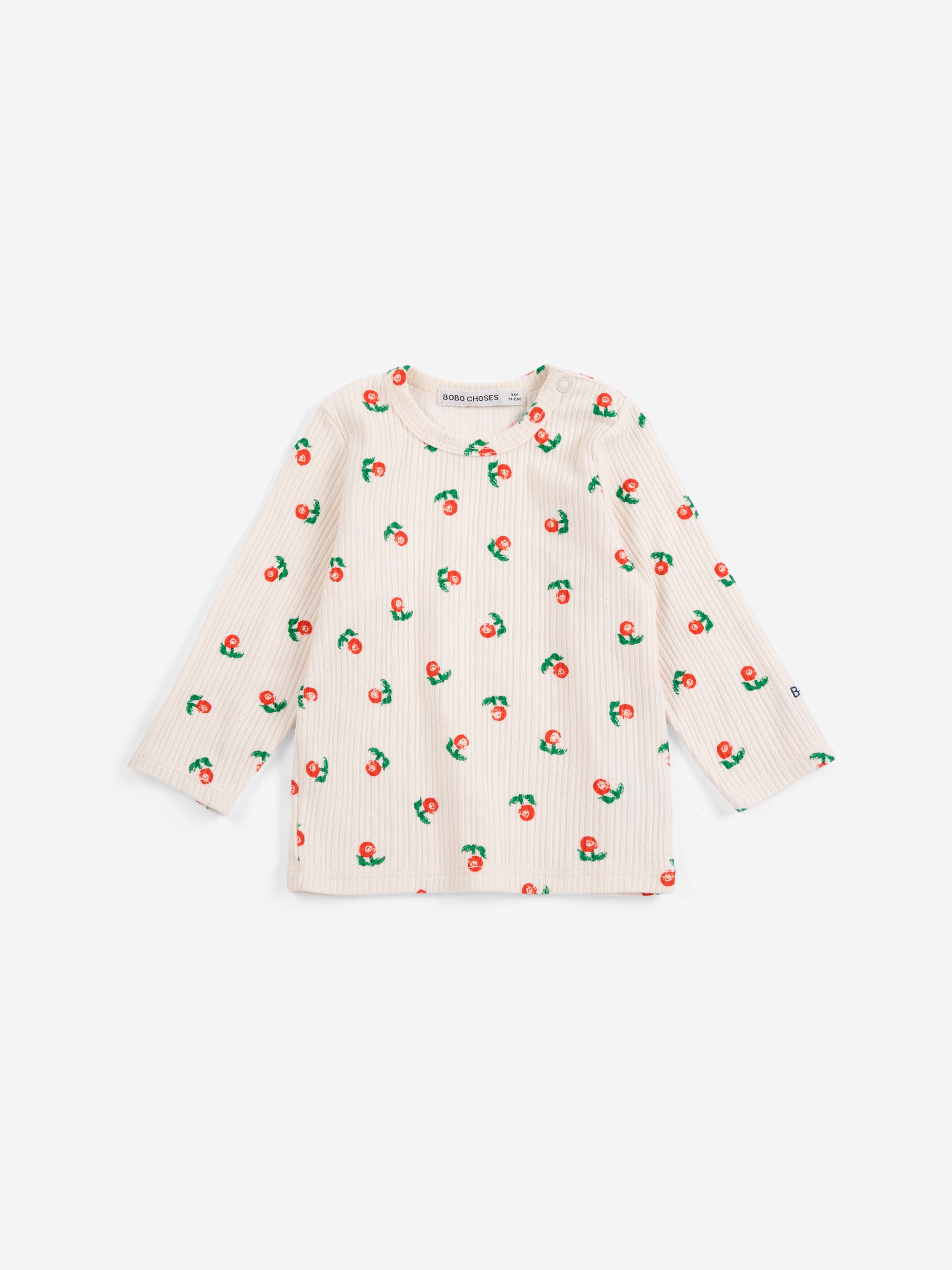 Bobo Choses Stamp Bloom All Over T-Shirt - Off White
