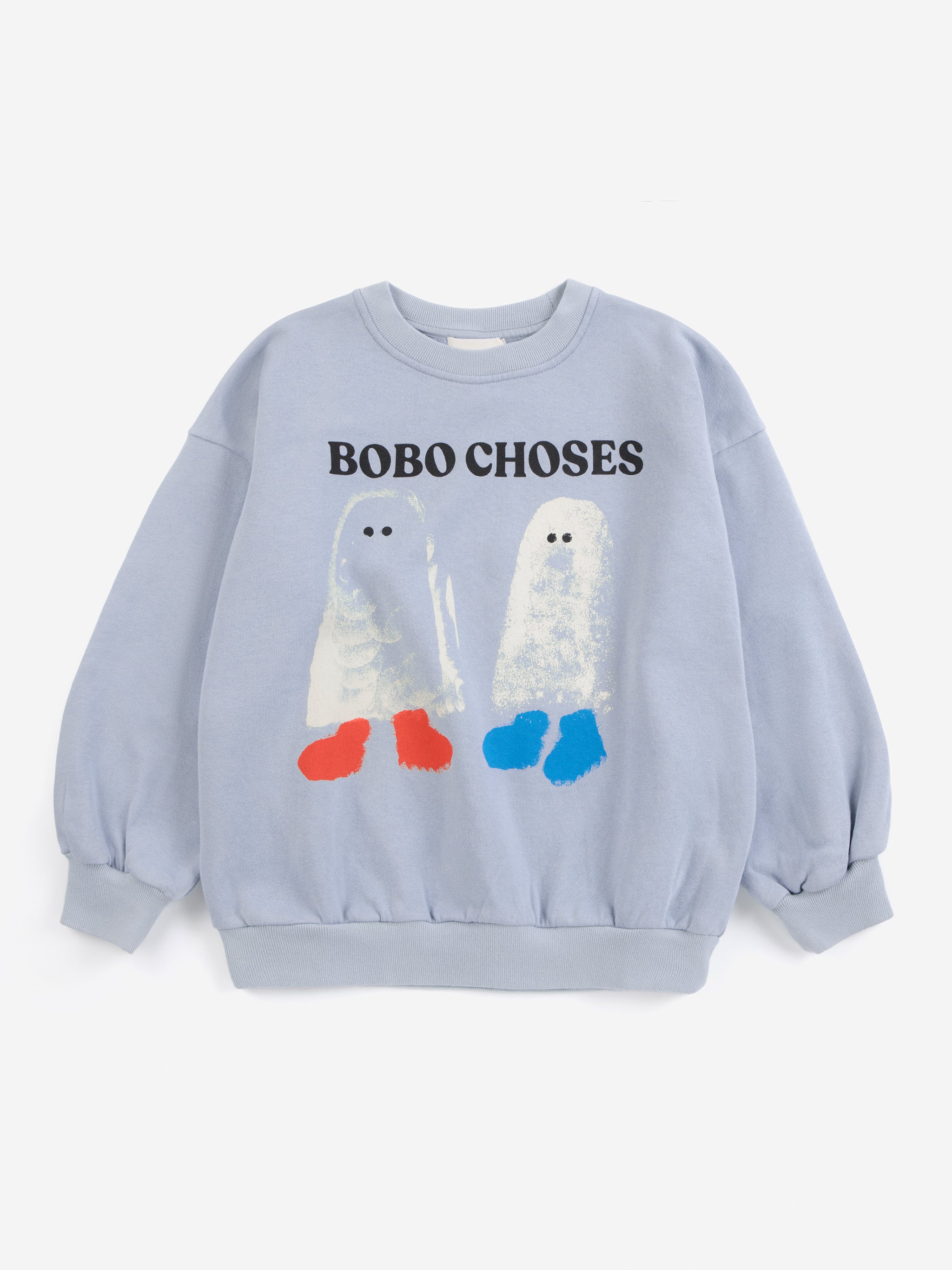Bobo Choses Booty Ghosts Sweatshirt - Light Blue