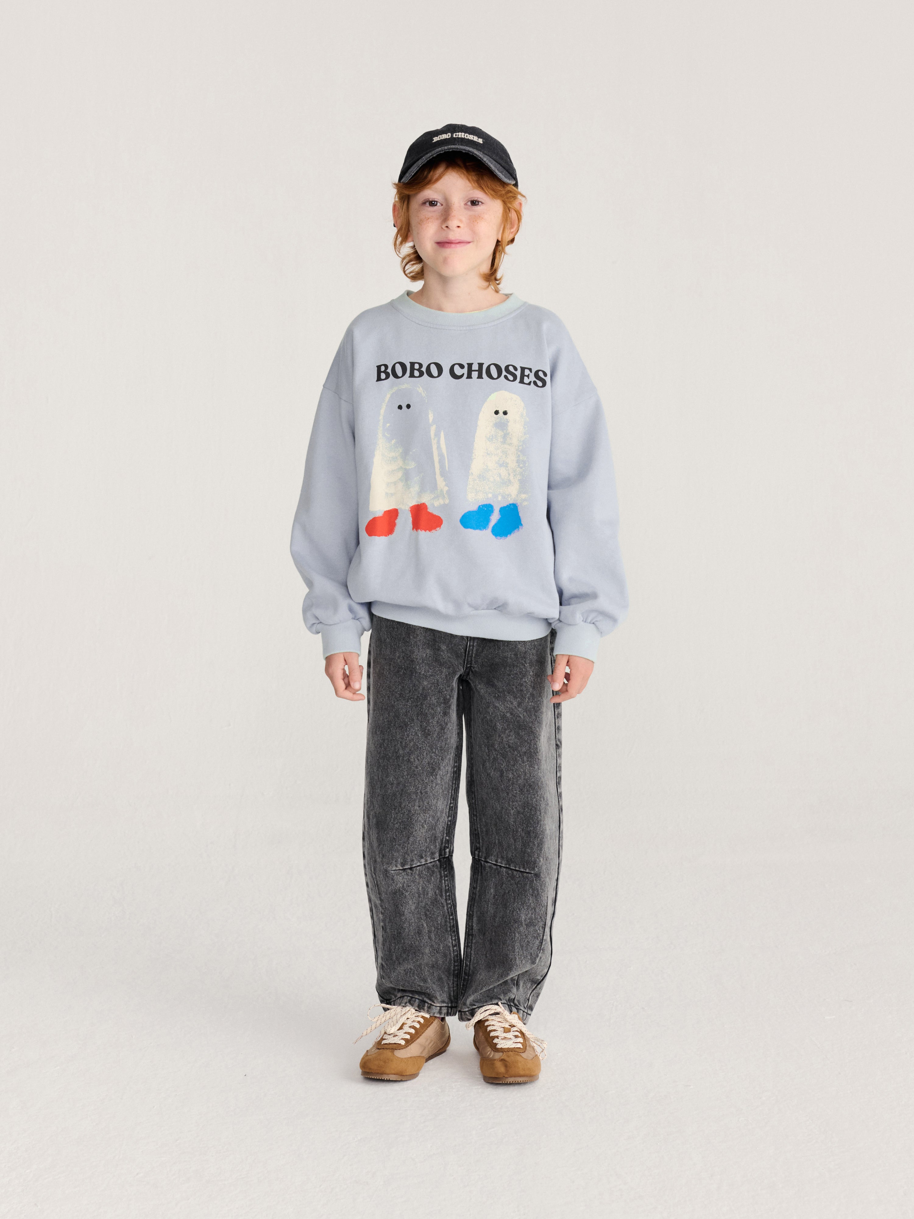 Bobo Choses Beast Tag Denim Pants - Black