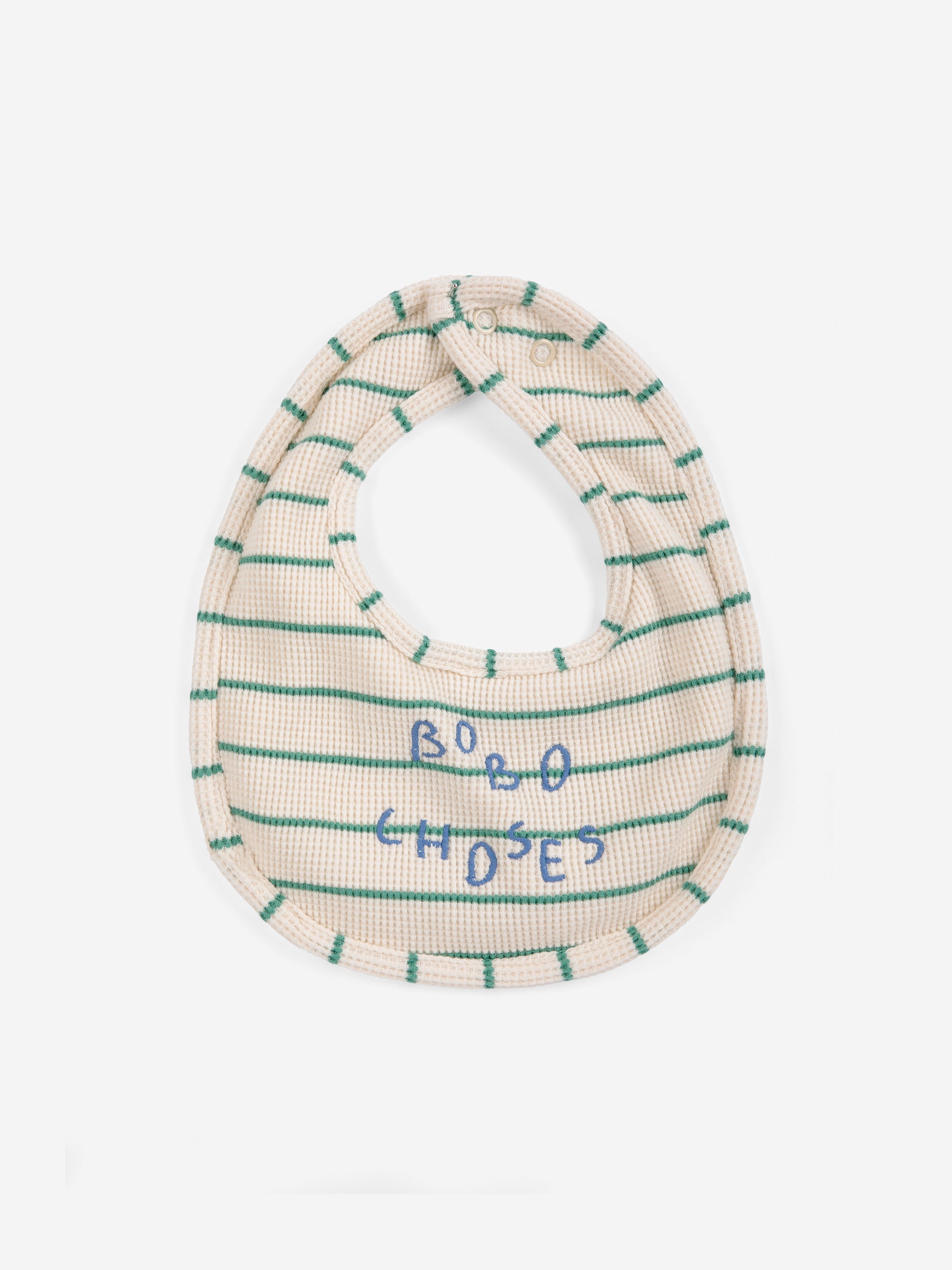 Bobo Choses Bobo Choses Bib - Off White / Green
