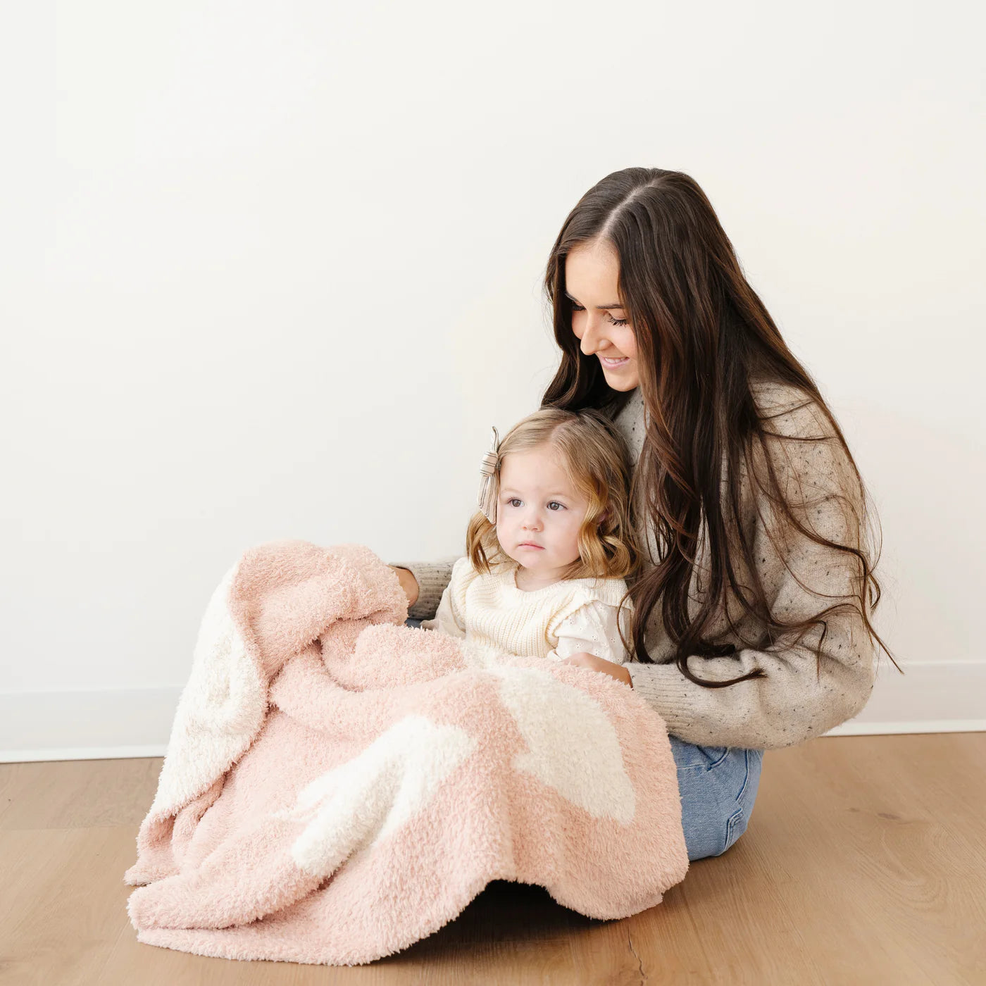 Saranoni Minky Double-Layer Bamboni Mini Blankets - Bunny Double Layer